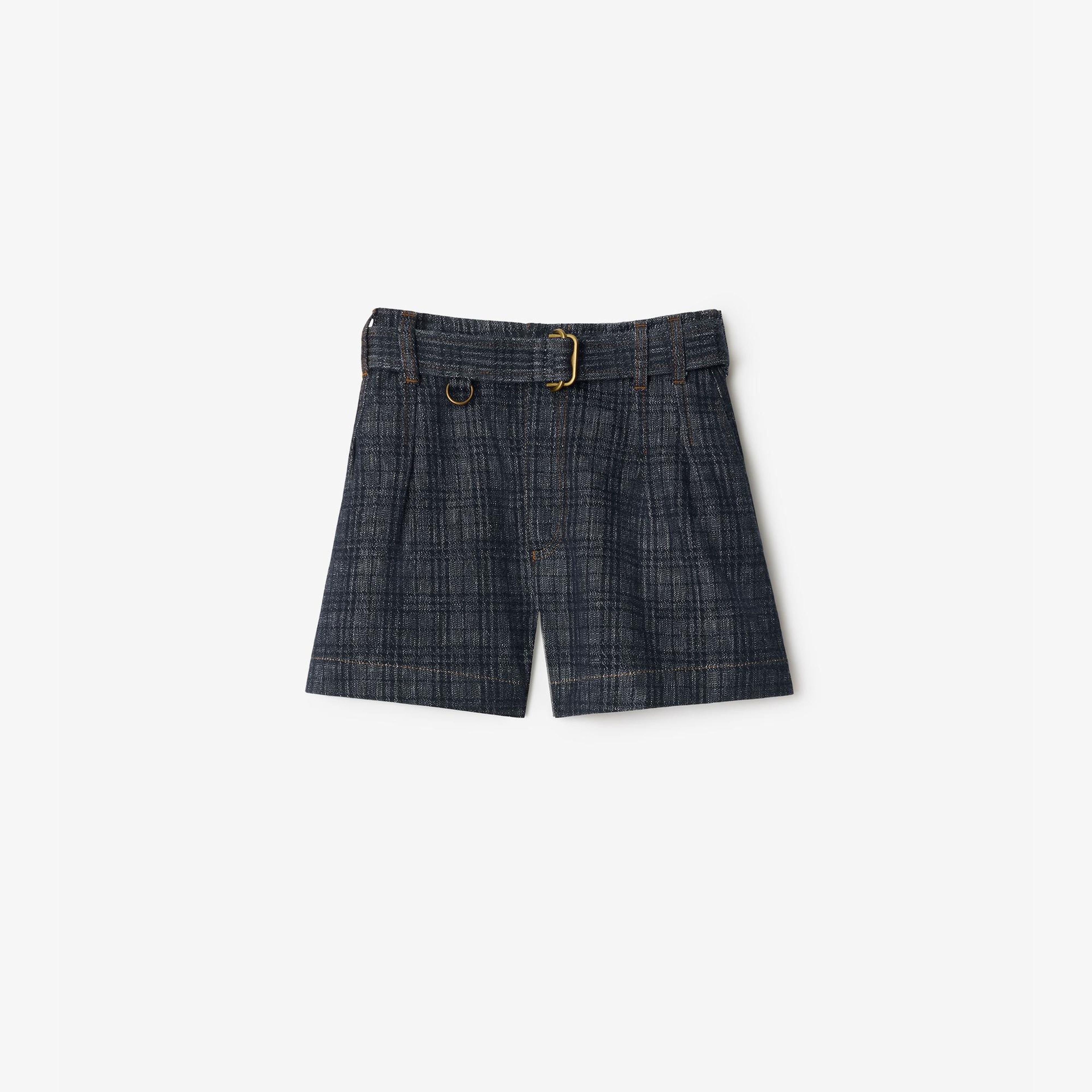 Burberry Kadın Mavi Şort