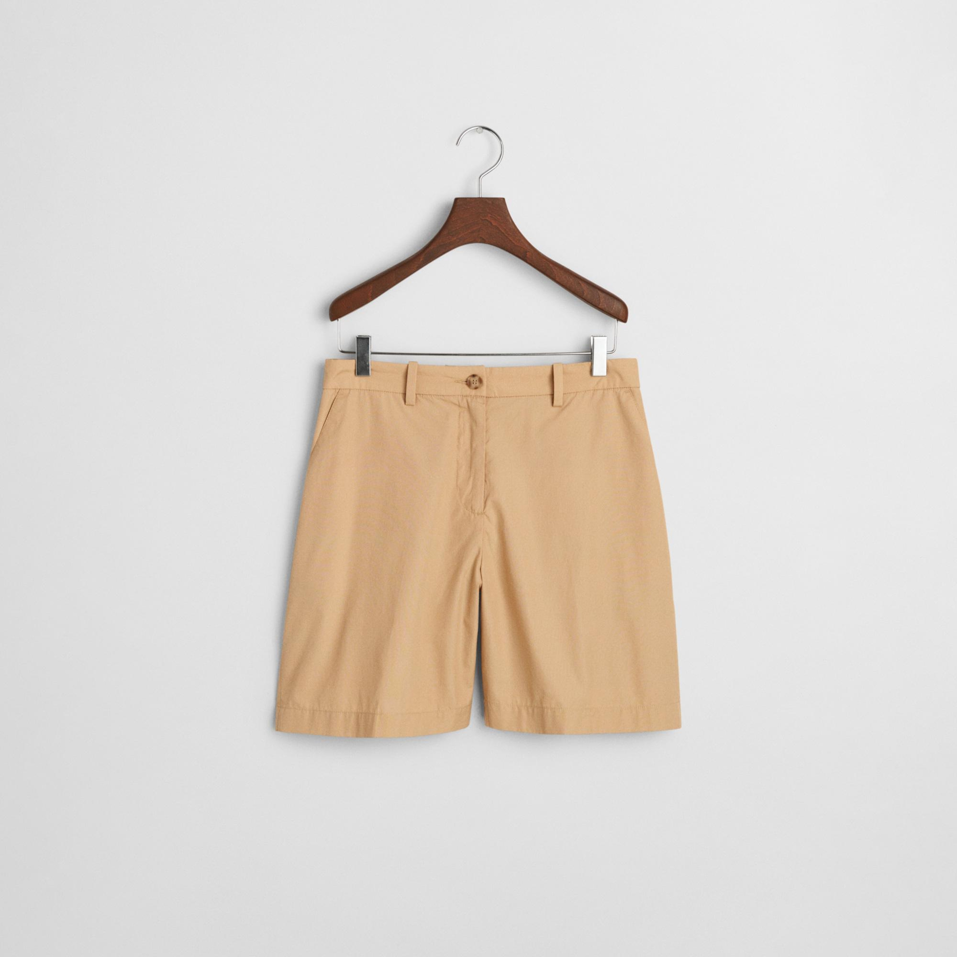 GANT Kadın Bej Relaxed Fit Şort