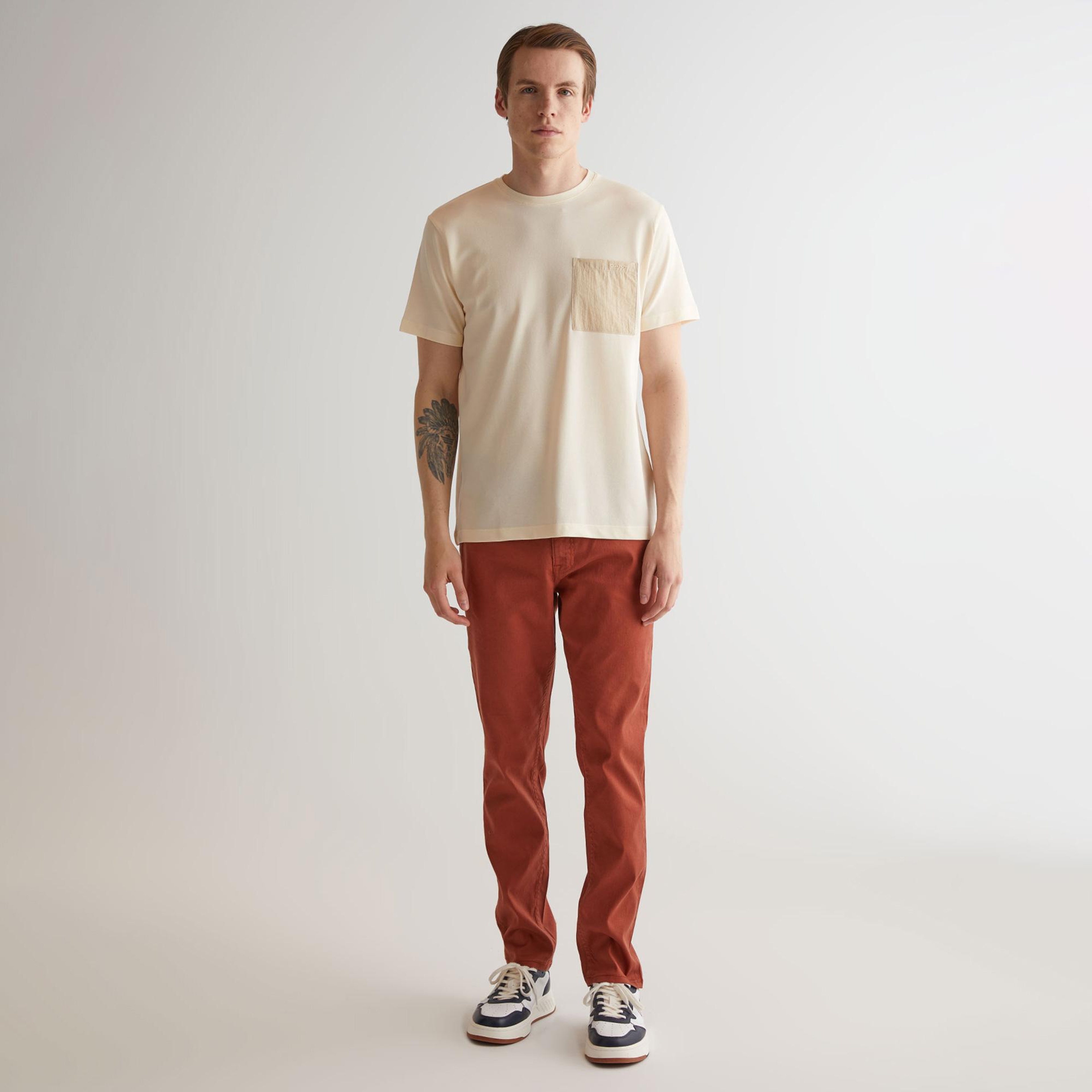 GANT Erkek Kahverengi Slim Fit Pantolon