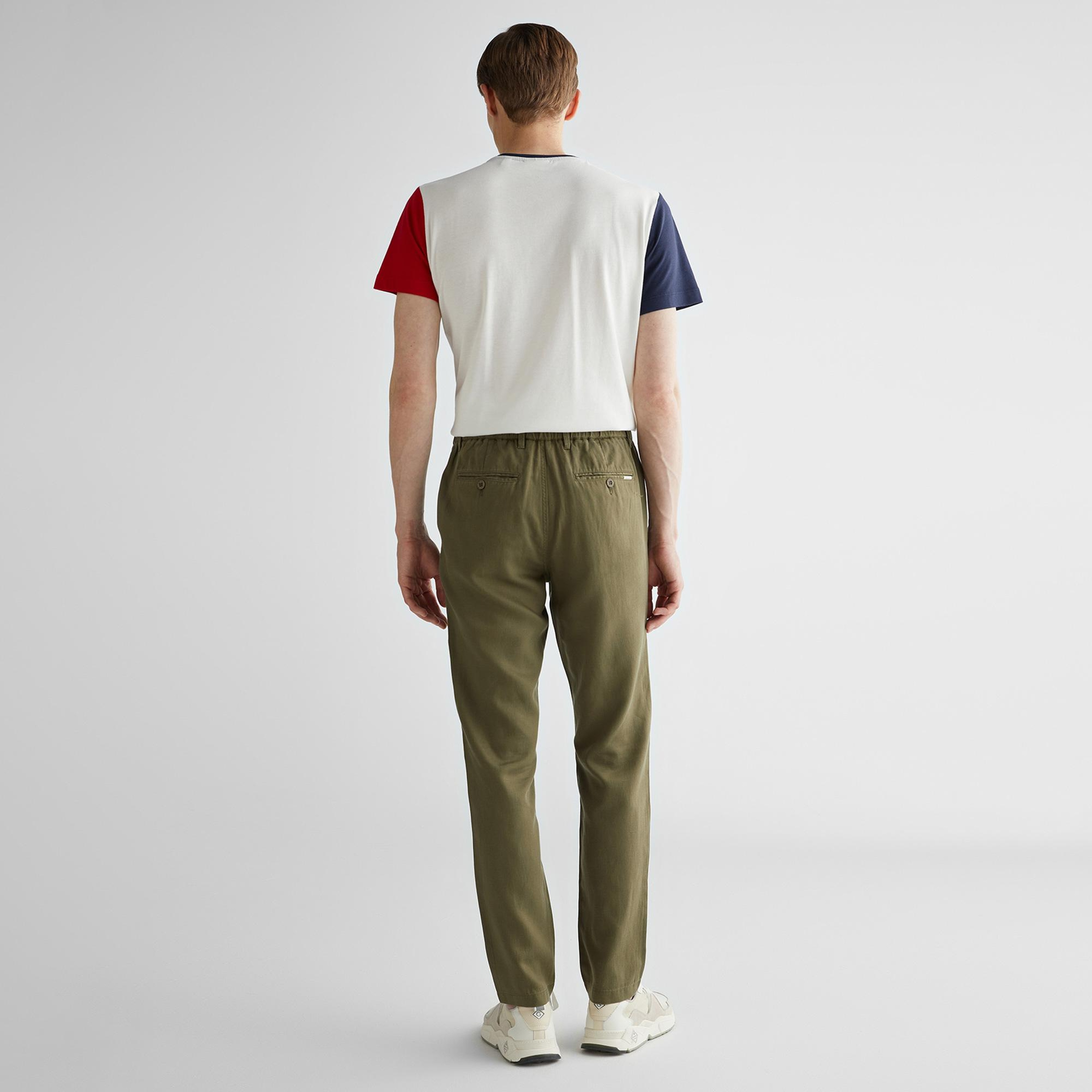 GANT Erkek Yeşil Regular Fit Pantolon