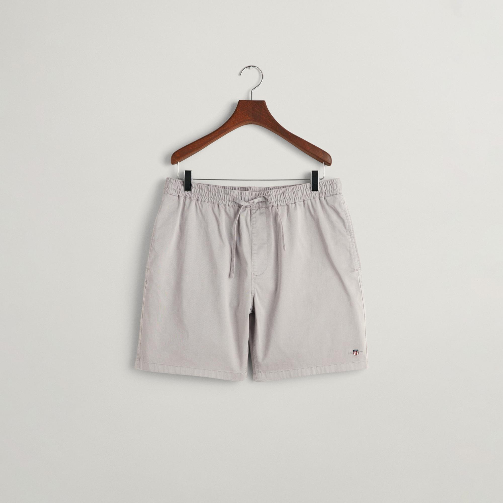 GANT Erkek Gri Regular Fit Şort