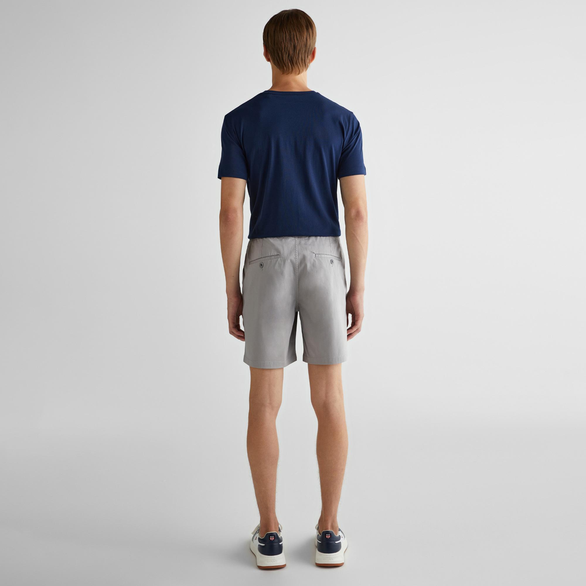 GANT Erkek Gri Regular Fit Şort