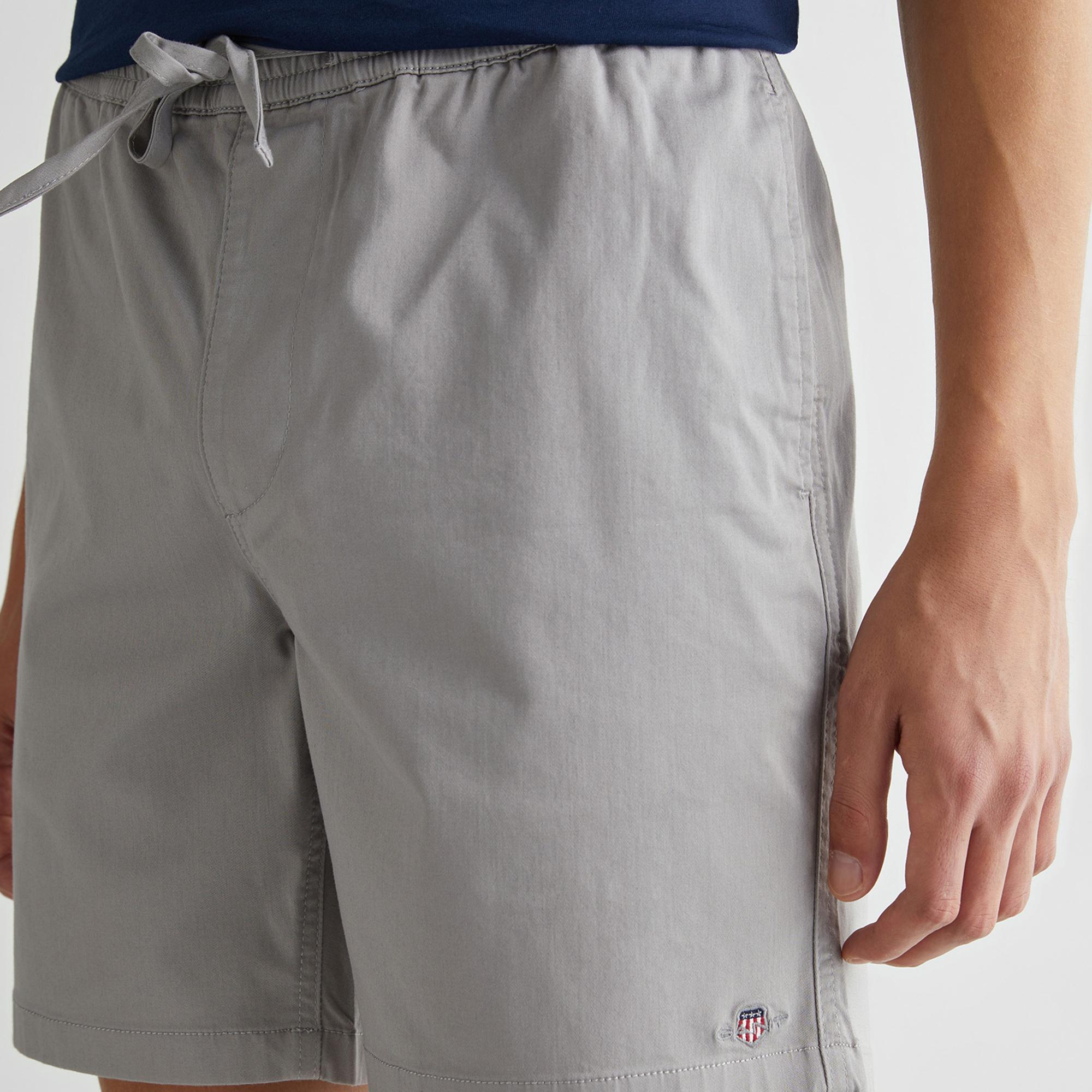 GANT Erkek Gri Regular Fit Şort