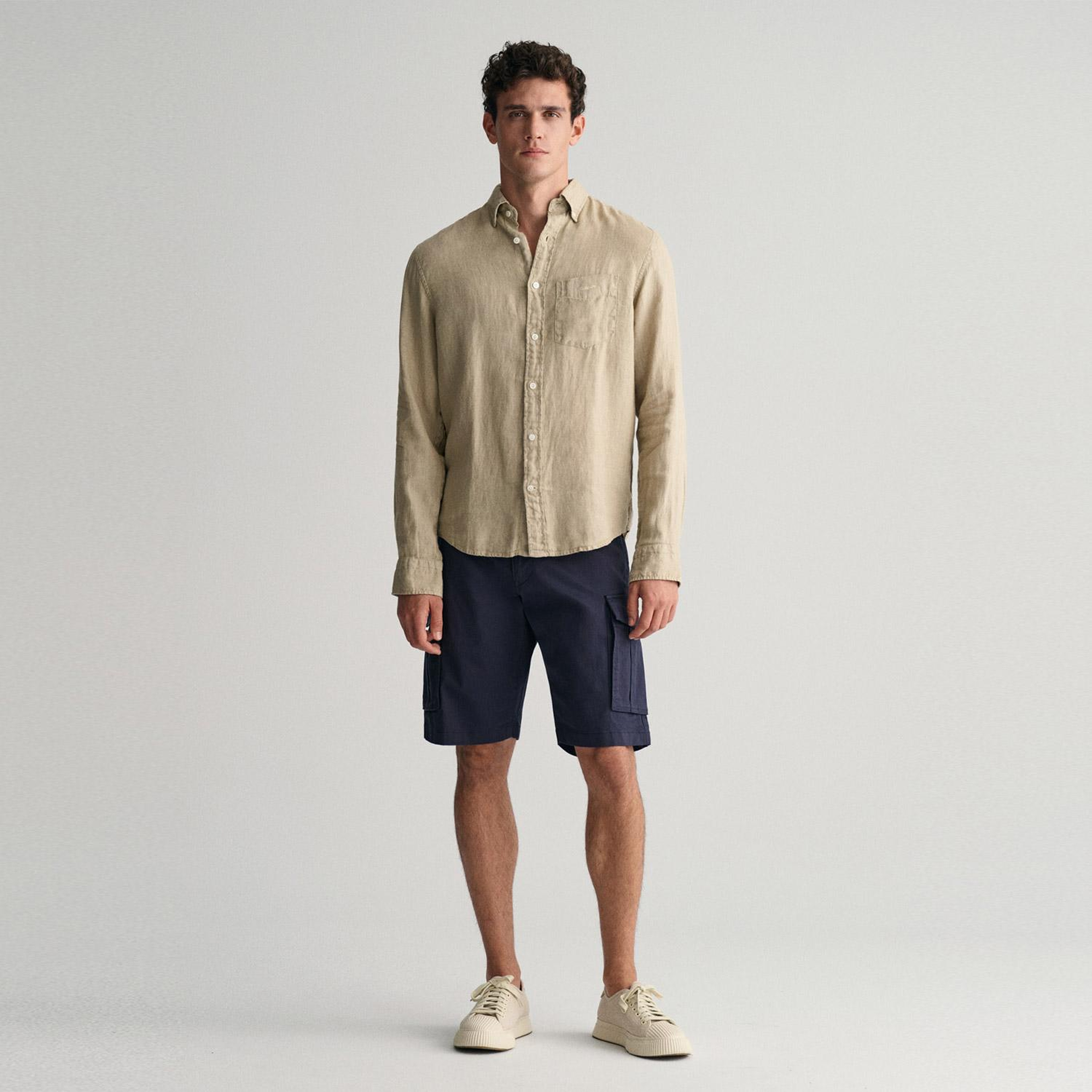GANT Erkek Lacivert Relaxed Fit Şort