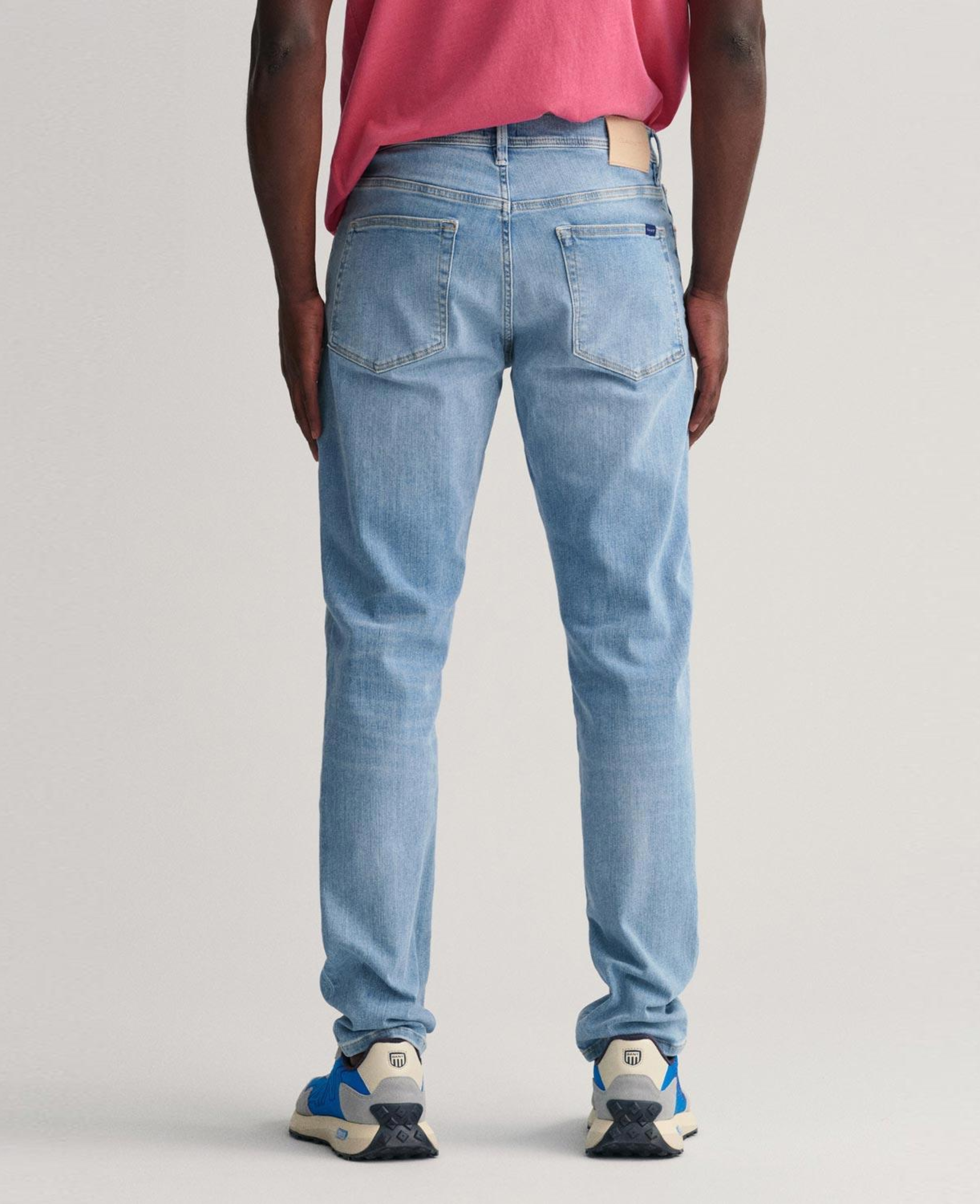 GANT Erkek Mavi Extra Slim Fit Jean Pantolon