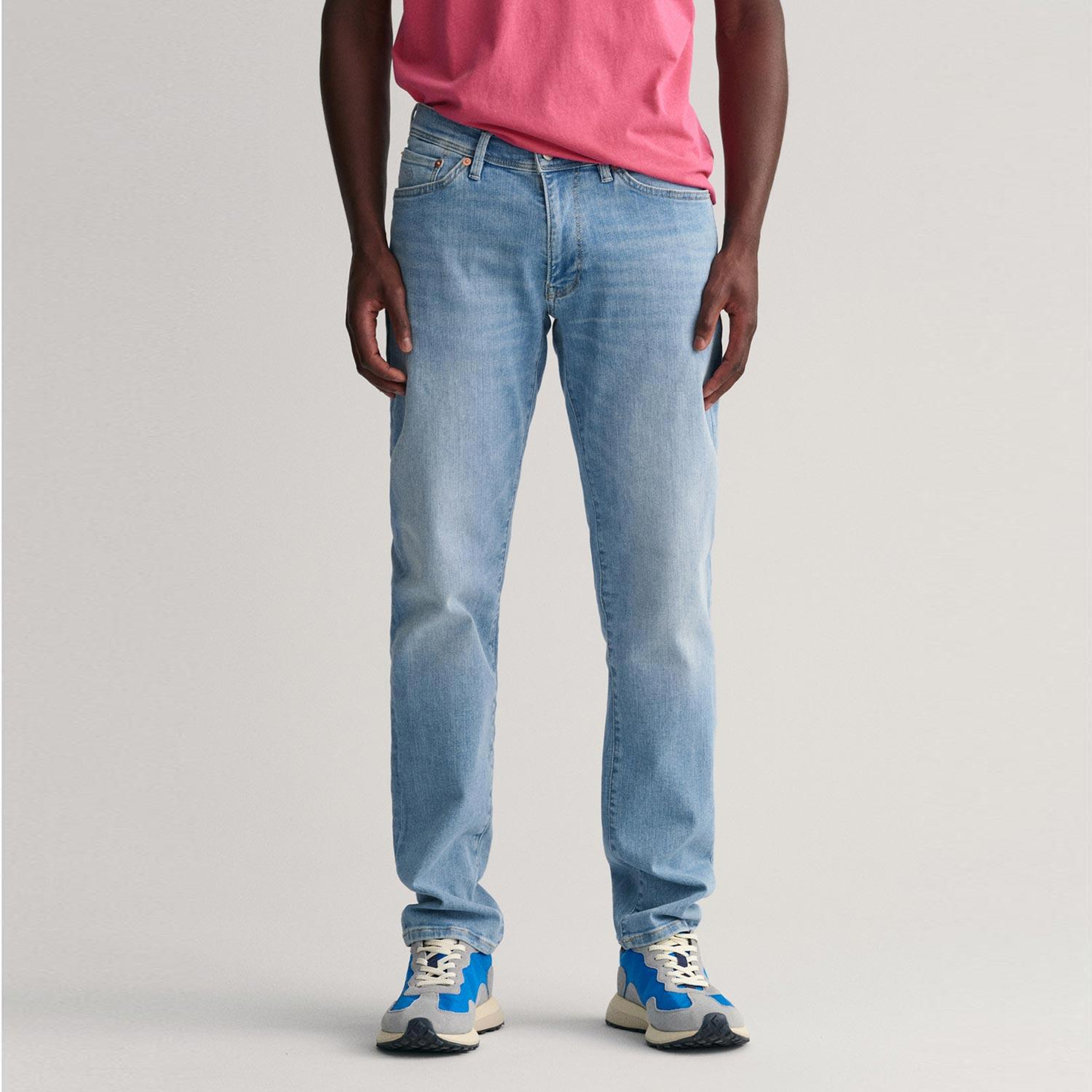 GANT Erkek Mavi Extra Slim Fit Jean Pantolon
