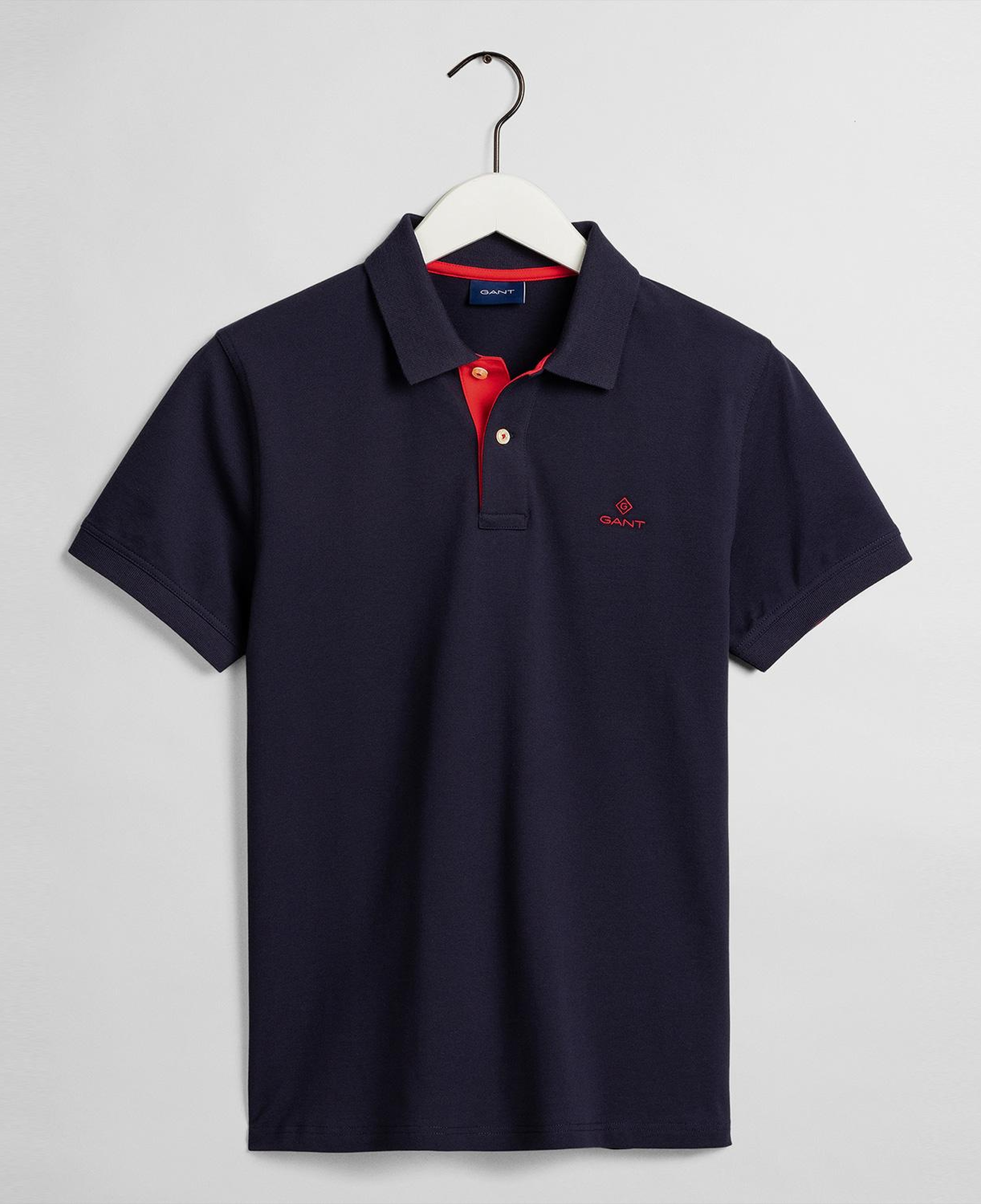 GANT Erkek Lacivert Slim Fit Polo