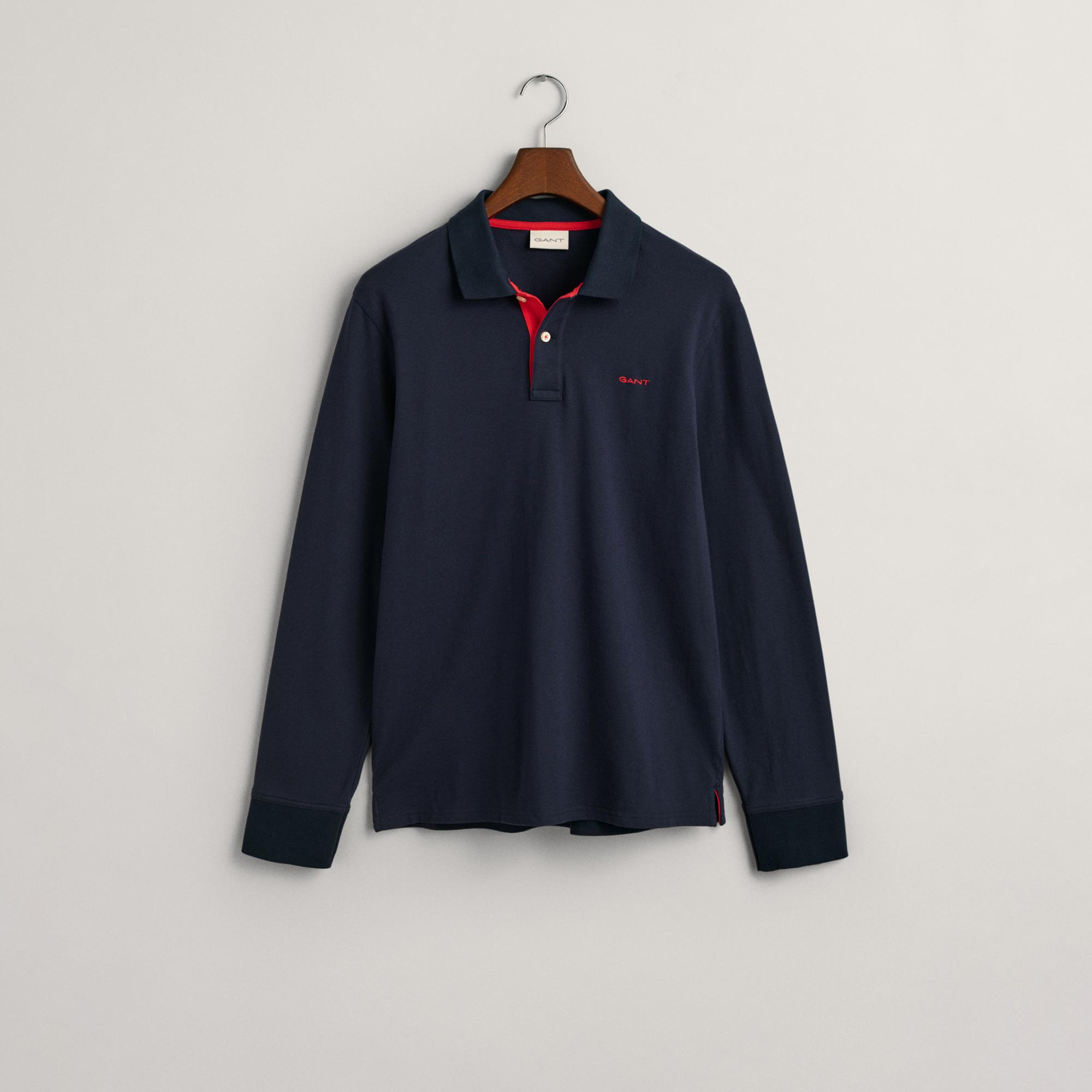 GANT Erkek Lacivert Regular Fit Polo