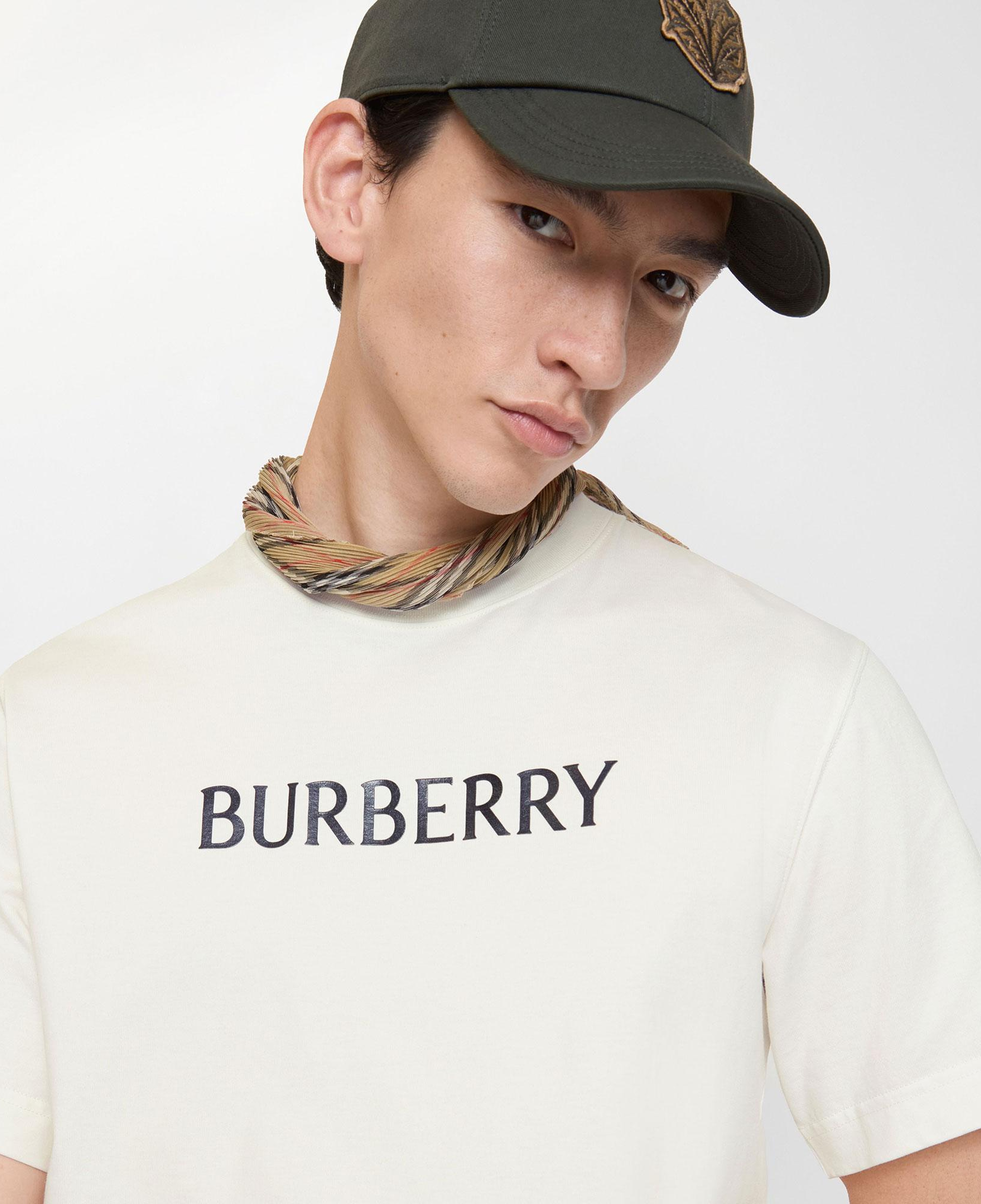 Burberry Seth Erkek Beyaz T-Shirt