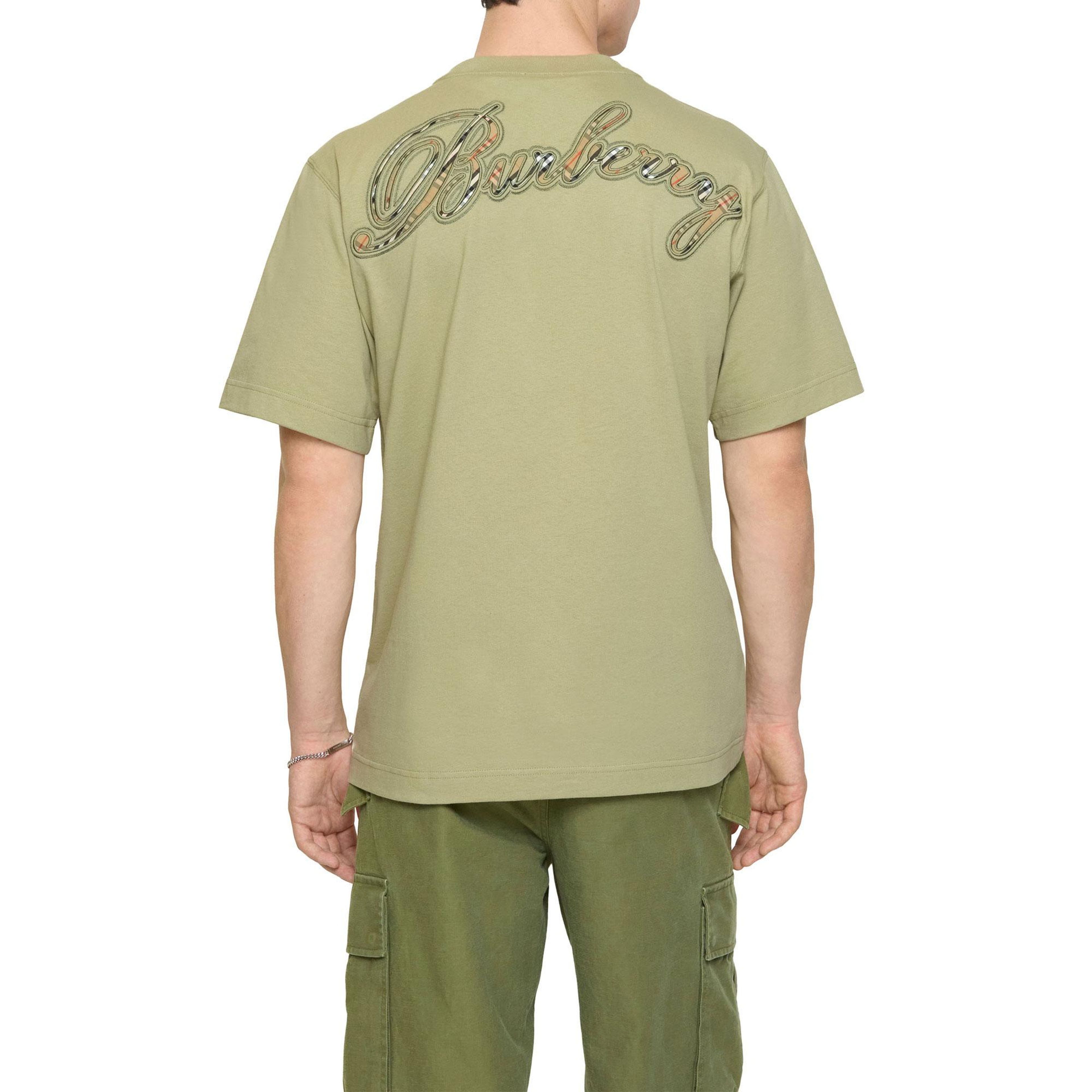 Burberry Ryan Erkek Haki T-Shirt