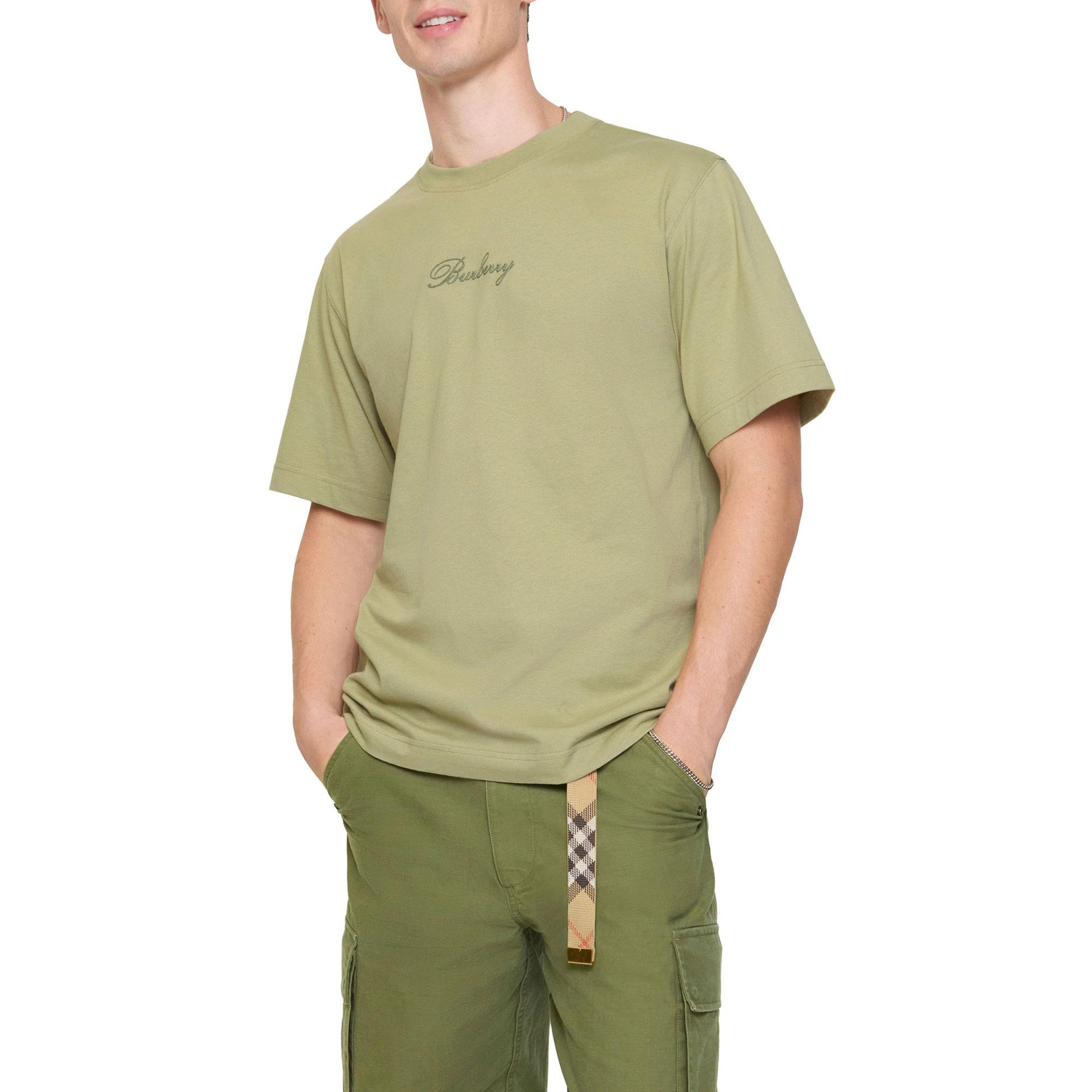 Burberry Ryan Erkek Haki T-Shirt