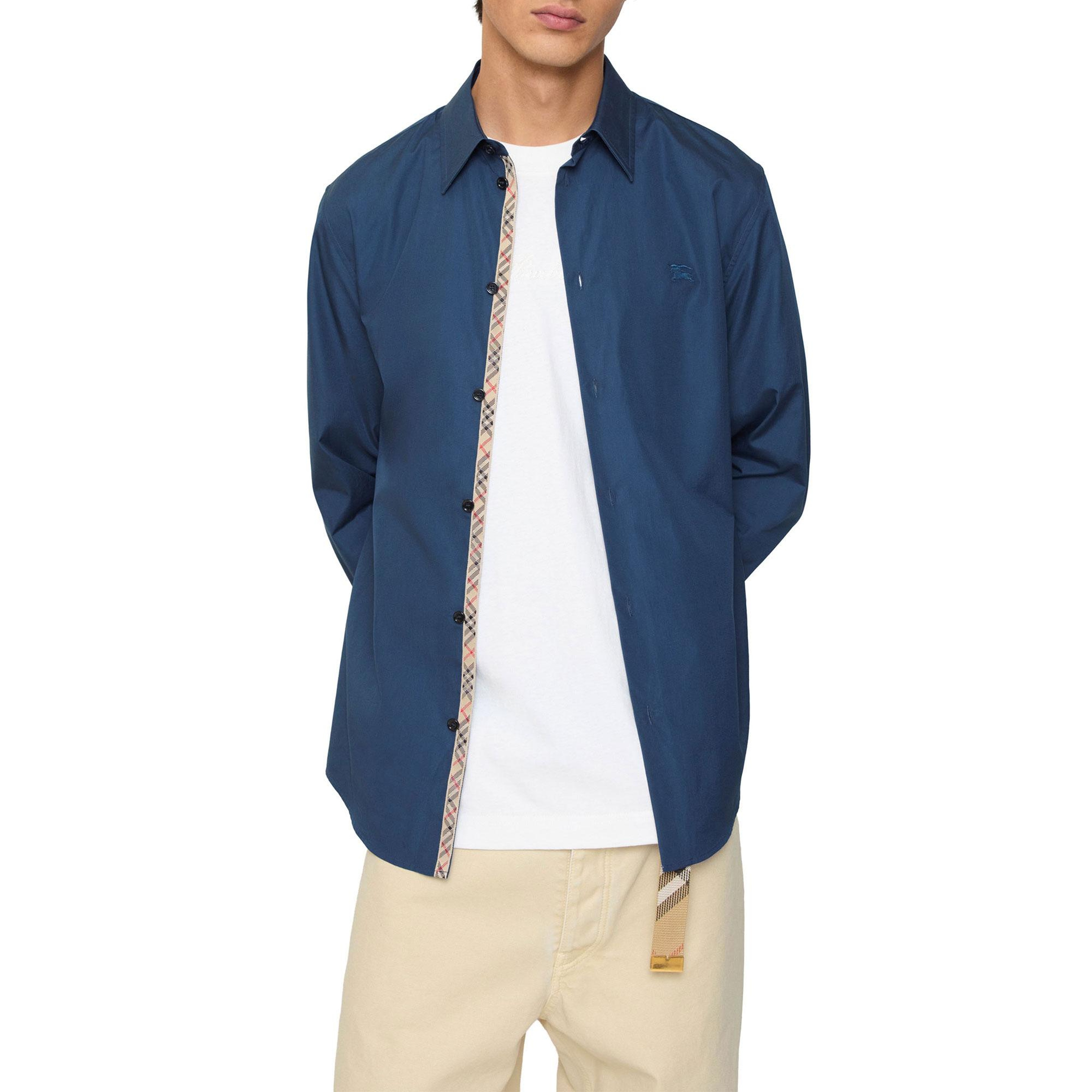 Burberry Sam Erkek Gri Gömlek