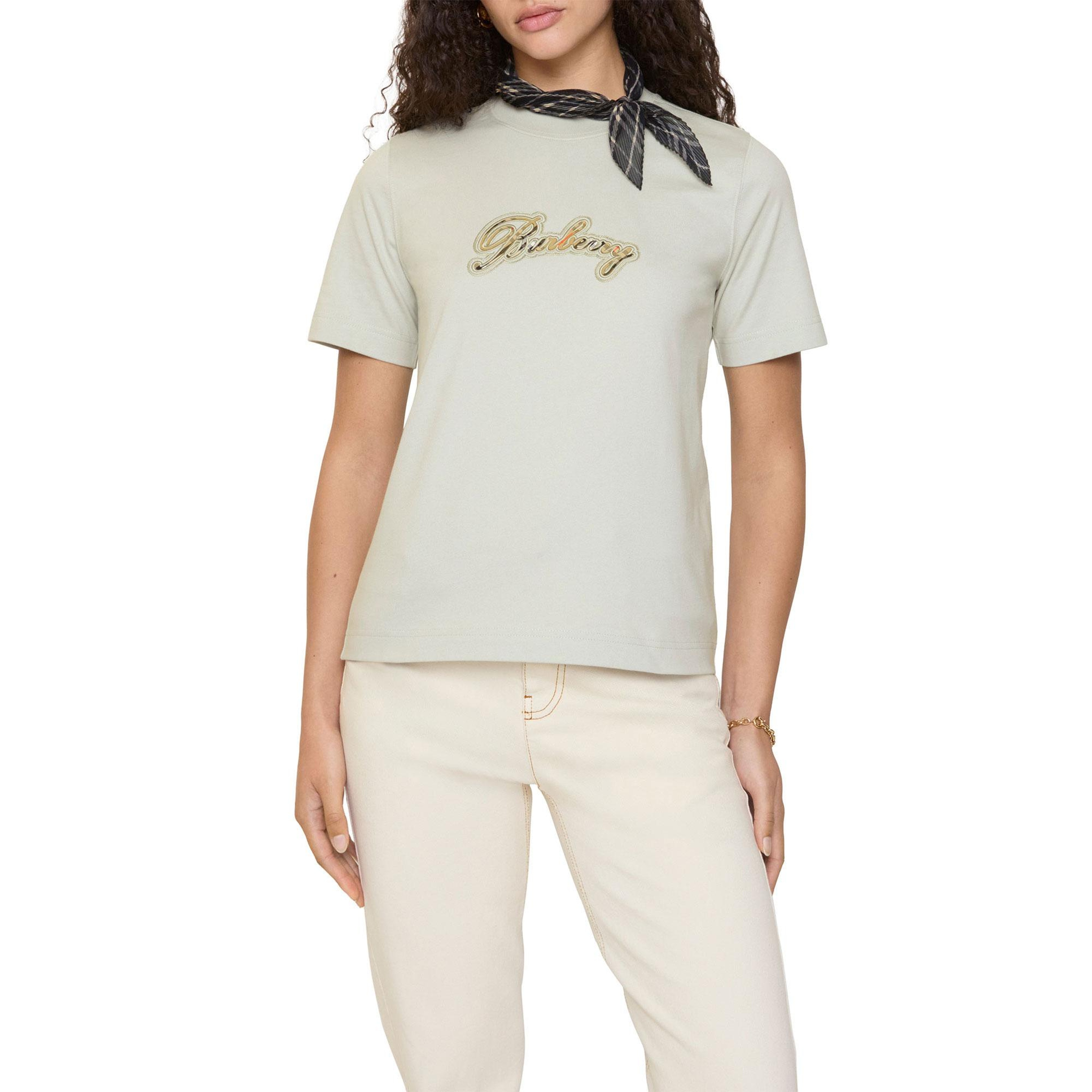 Burberry Frankie Kadın Yeşil T-Shirt