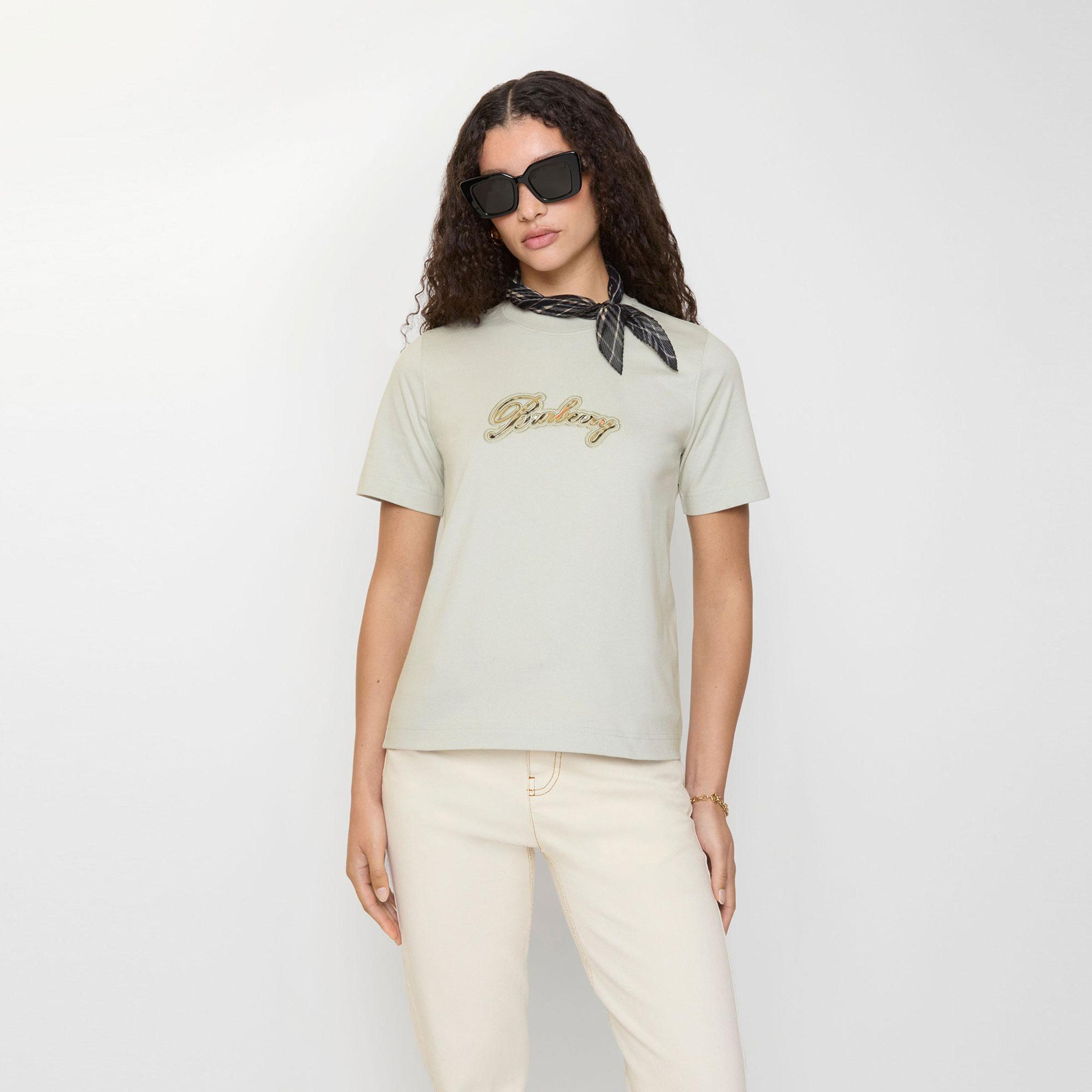 Burberry Frankie Kadın Yeşil T-Shirt