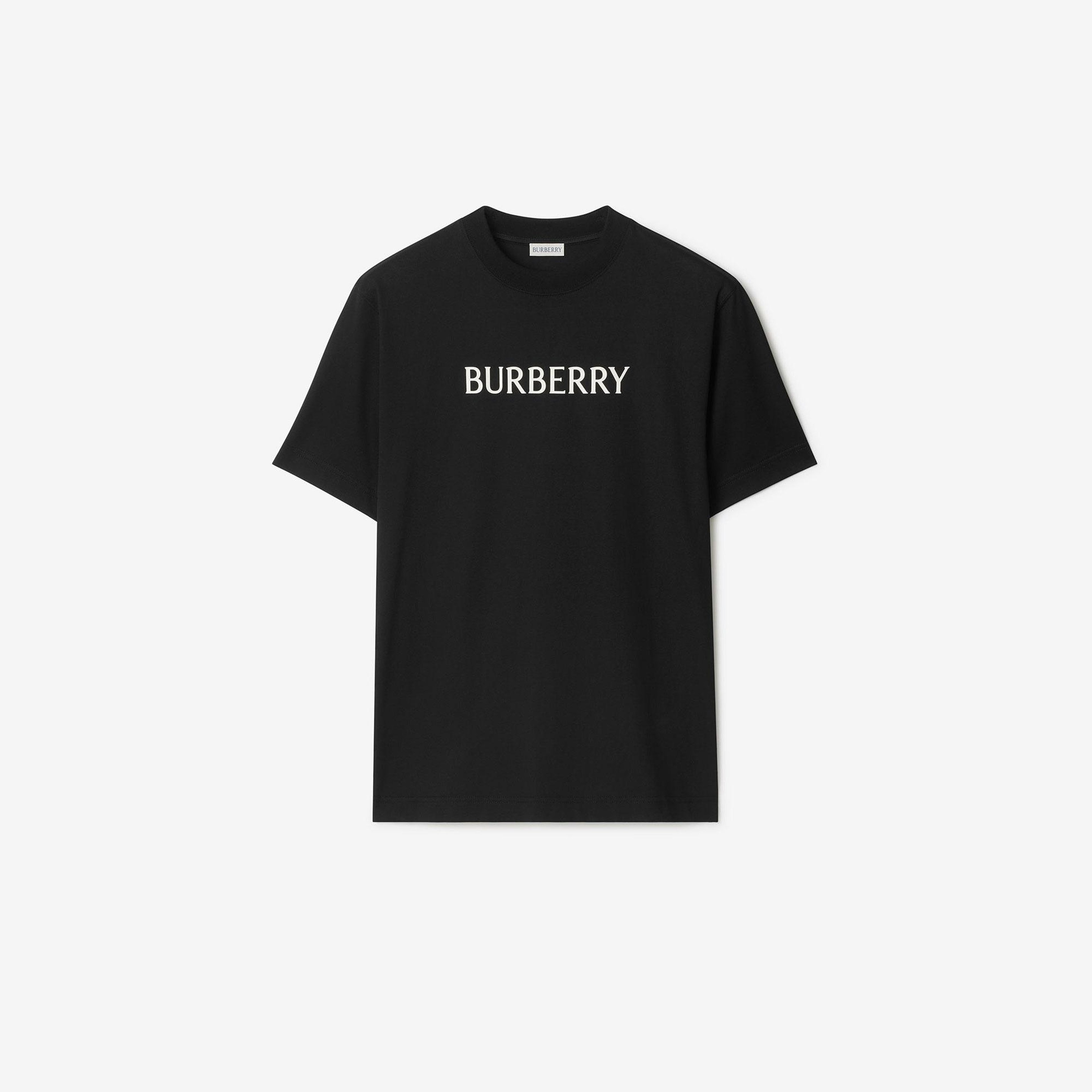 Burberry Seth Erkek Siyah T-Shirt