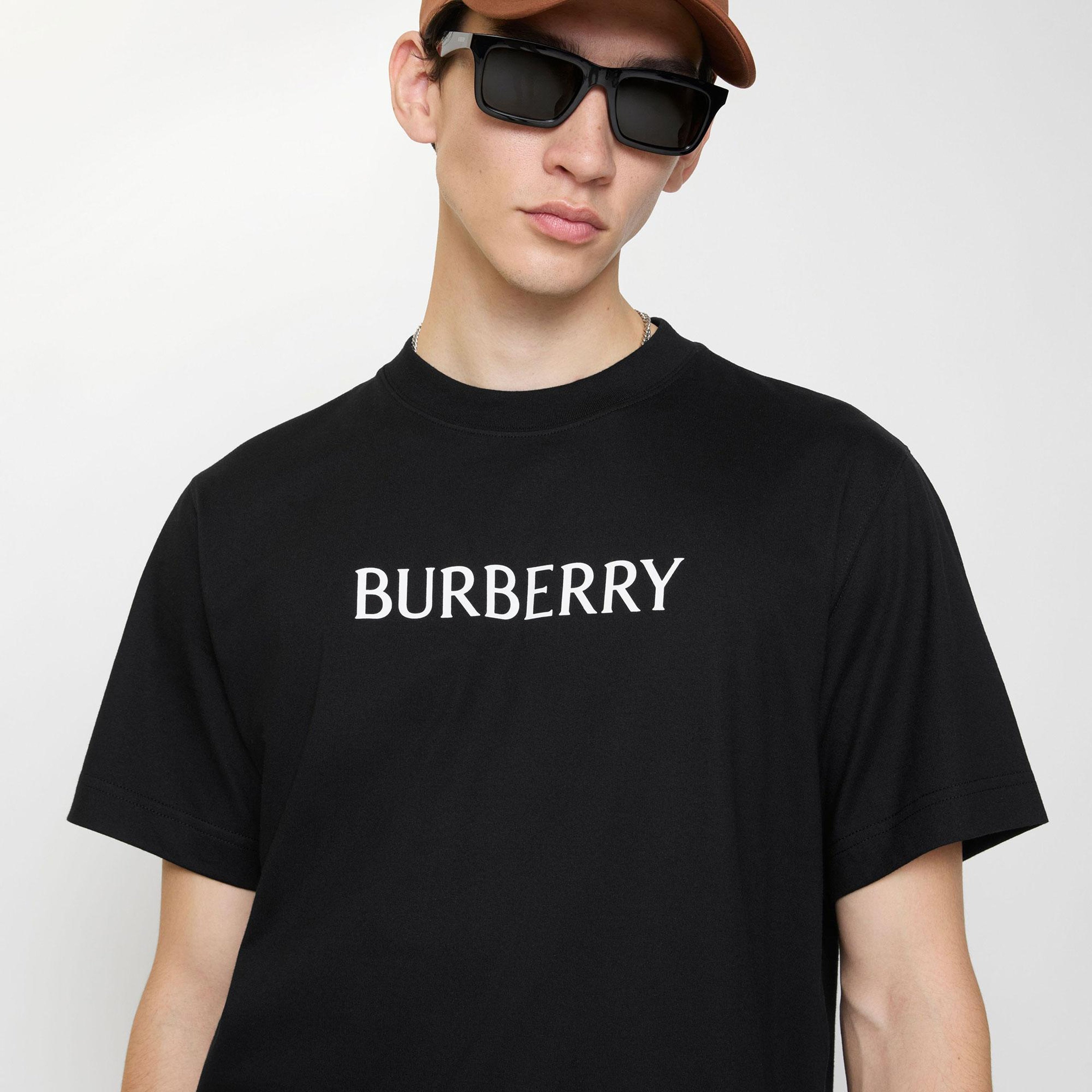 Burberry Seth Erkek Siyah T-Shirt