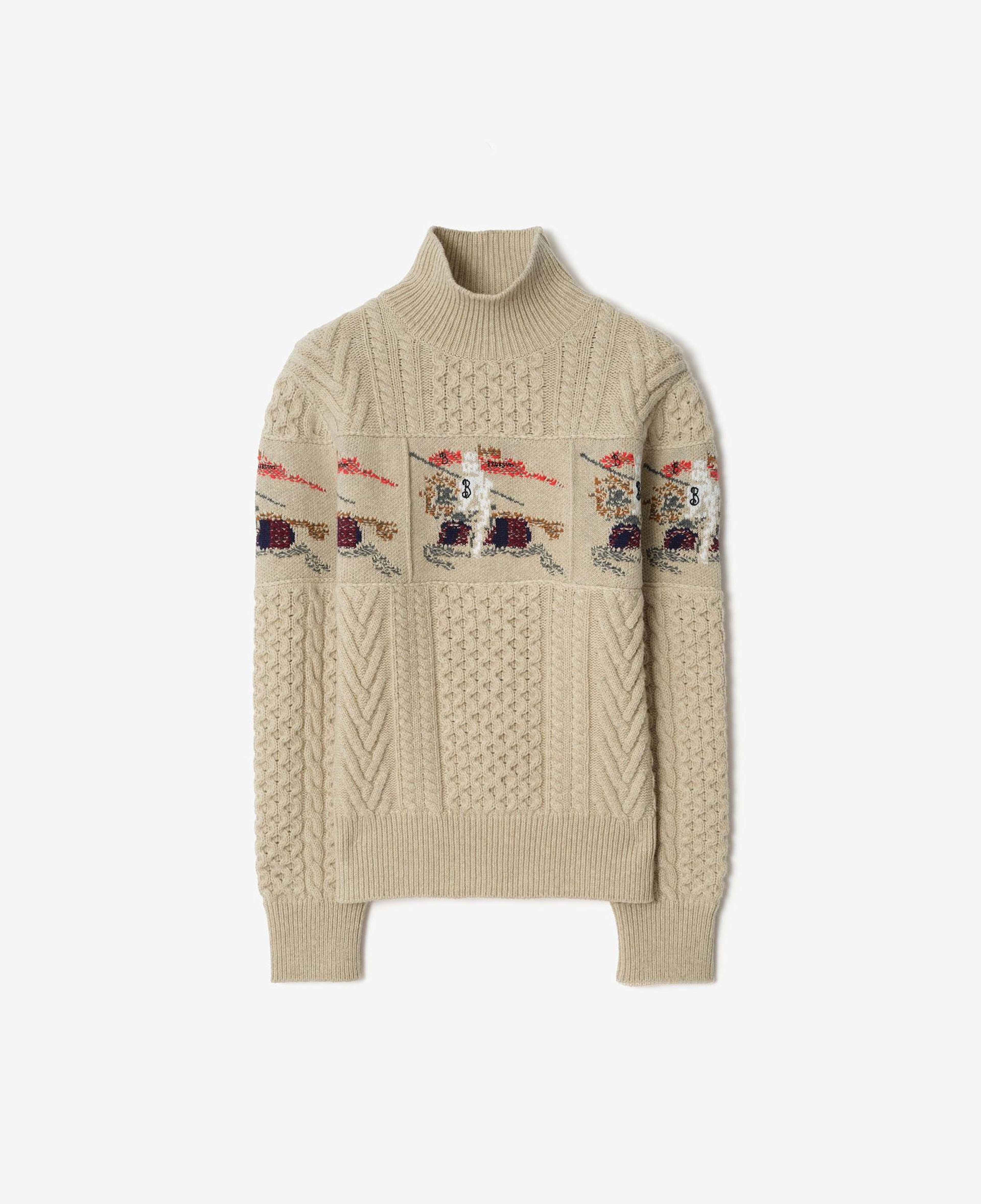 Burberry Edie Aran Kadın Bej Triko