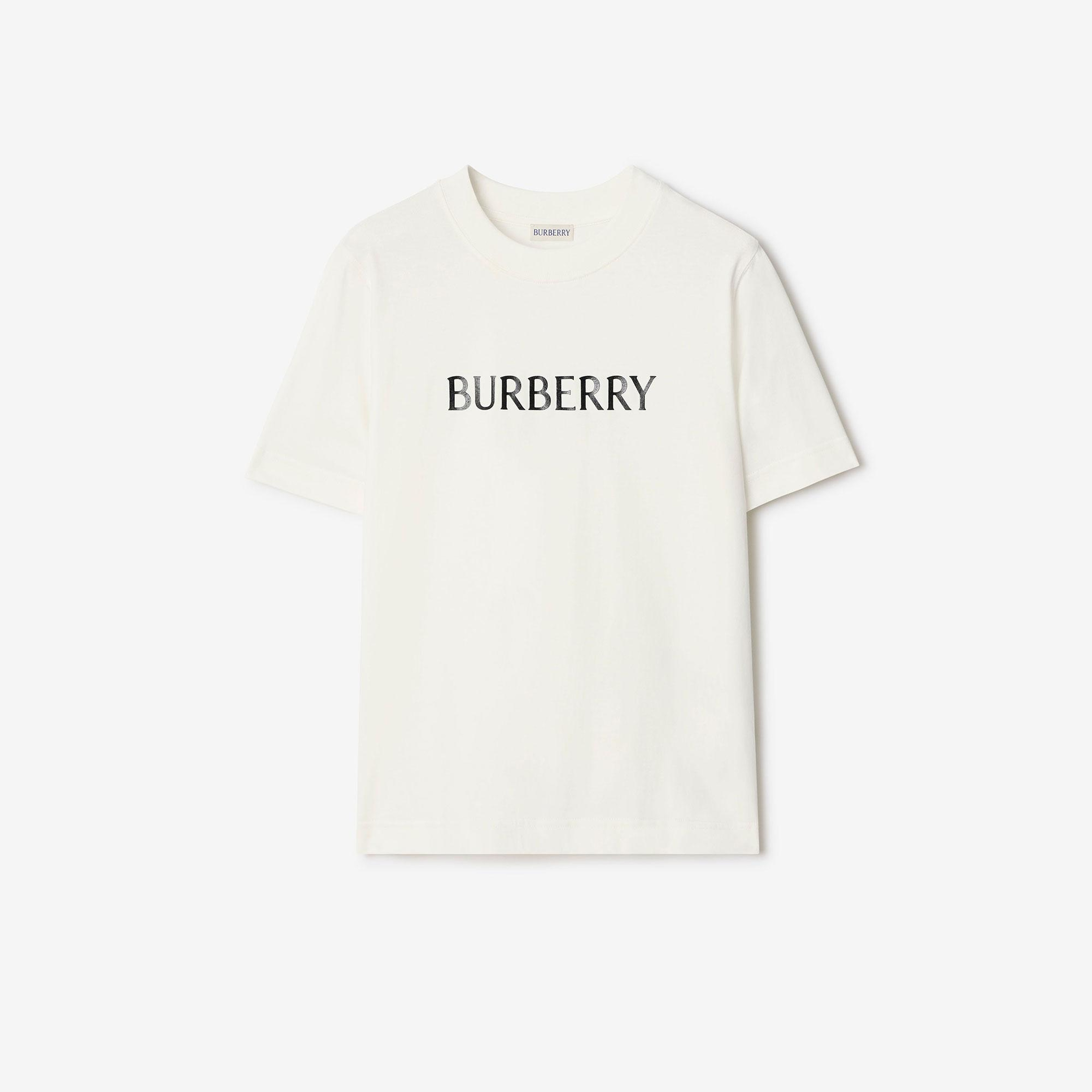 Burberry Frankie Kadın Beyaz T-Shirt
