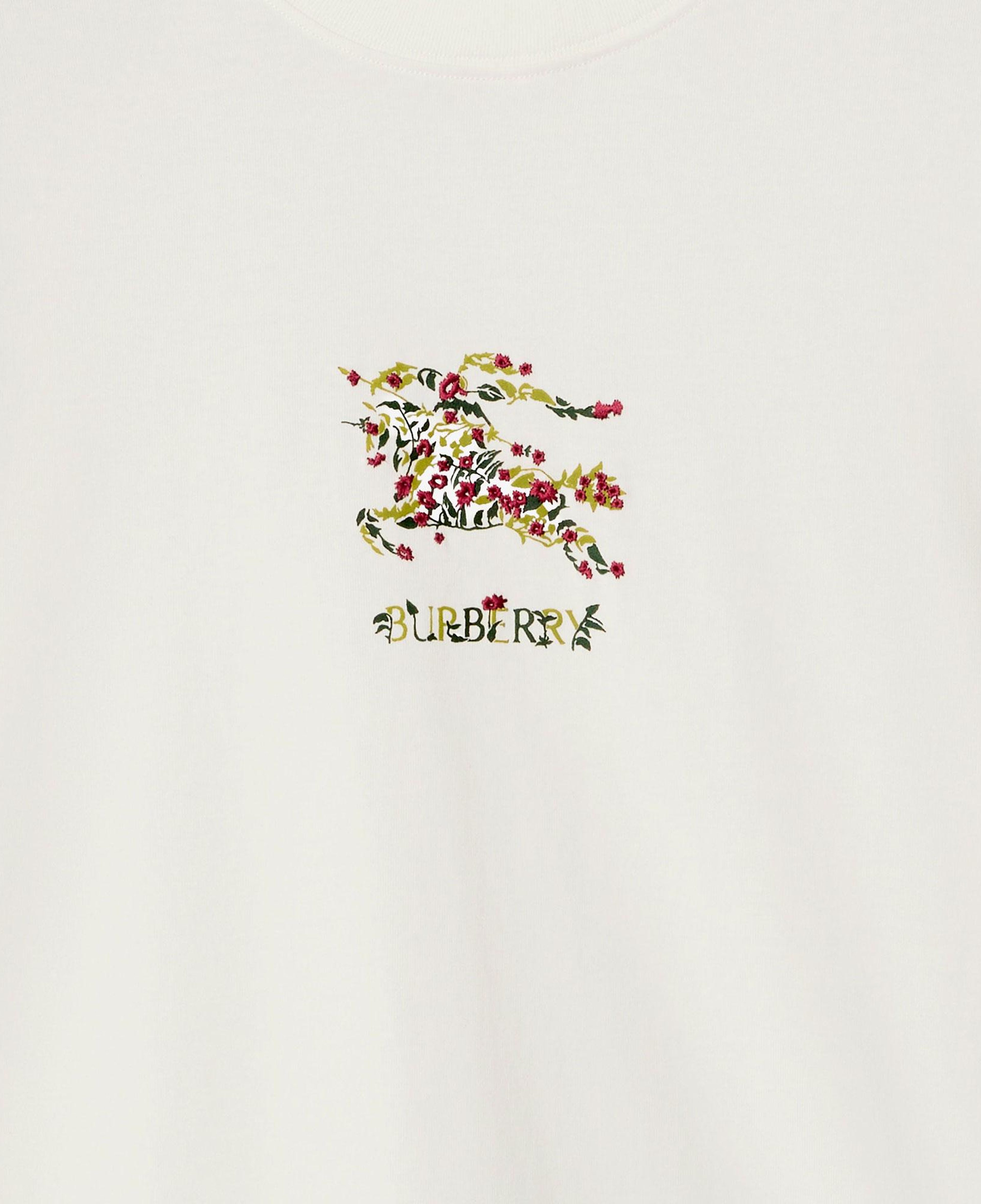 Burberry Frankie Ekd Flower Kadın Beyaz T-Shirt