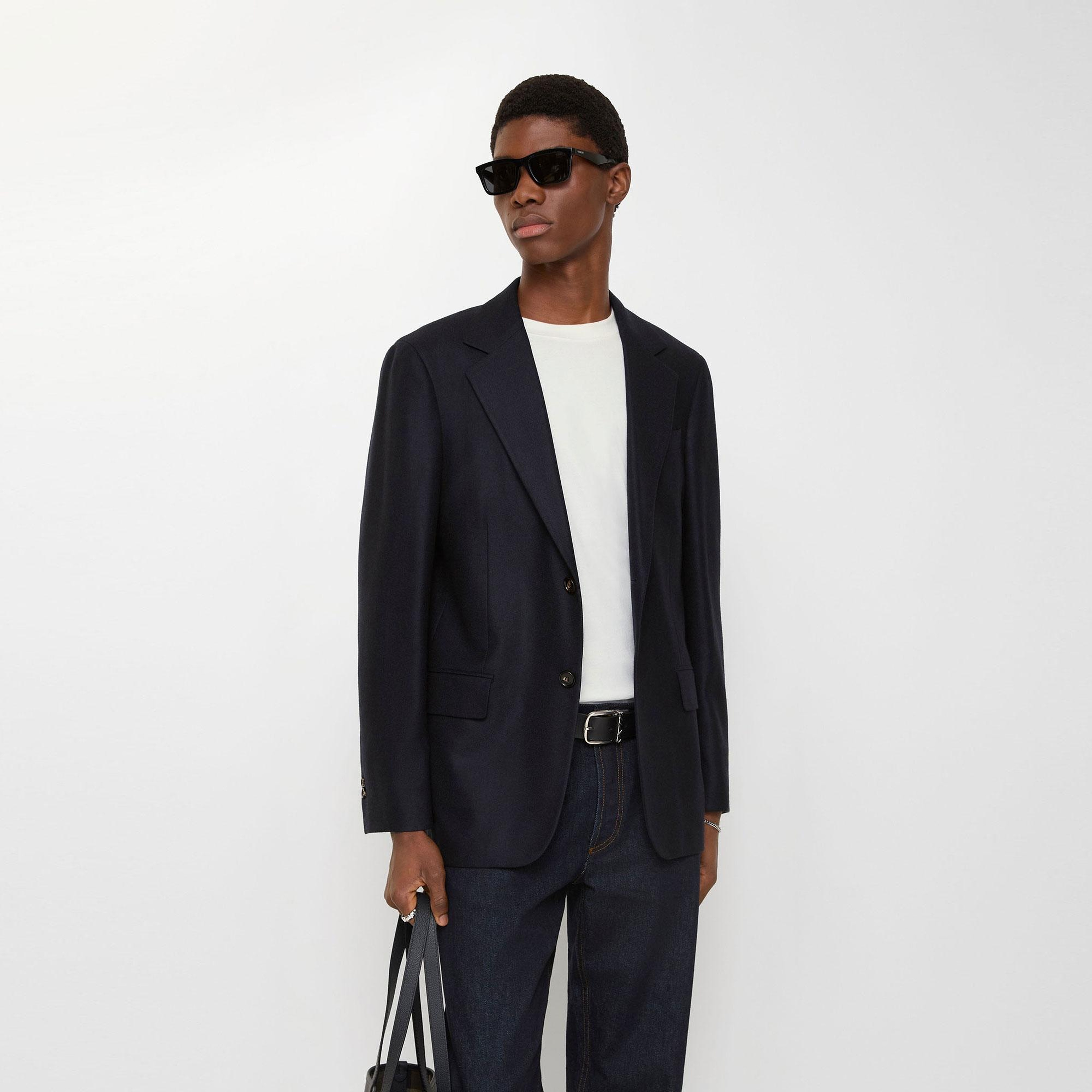 Burberry Raymond Erkek Siyah Blazer Ceket