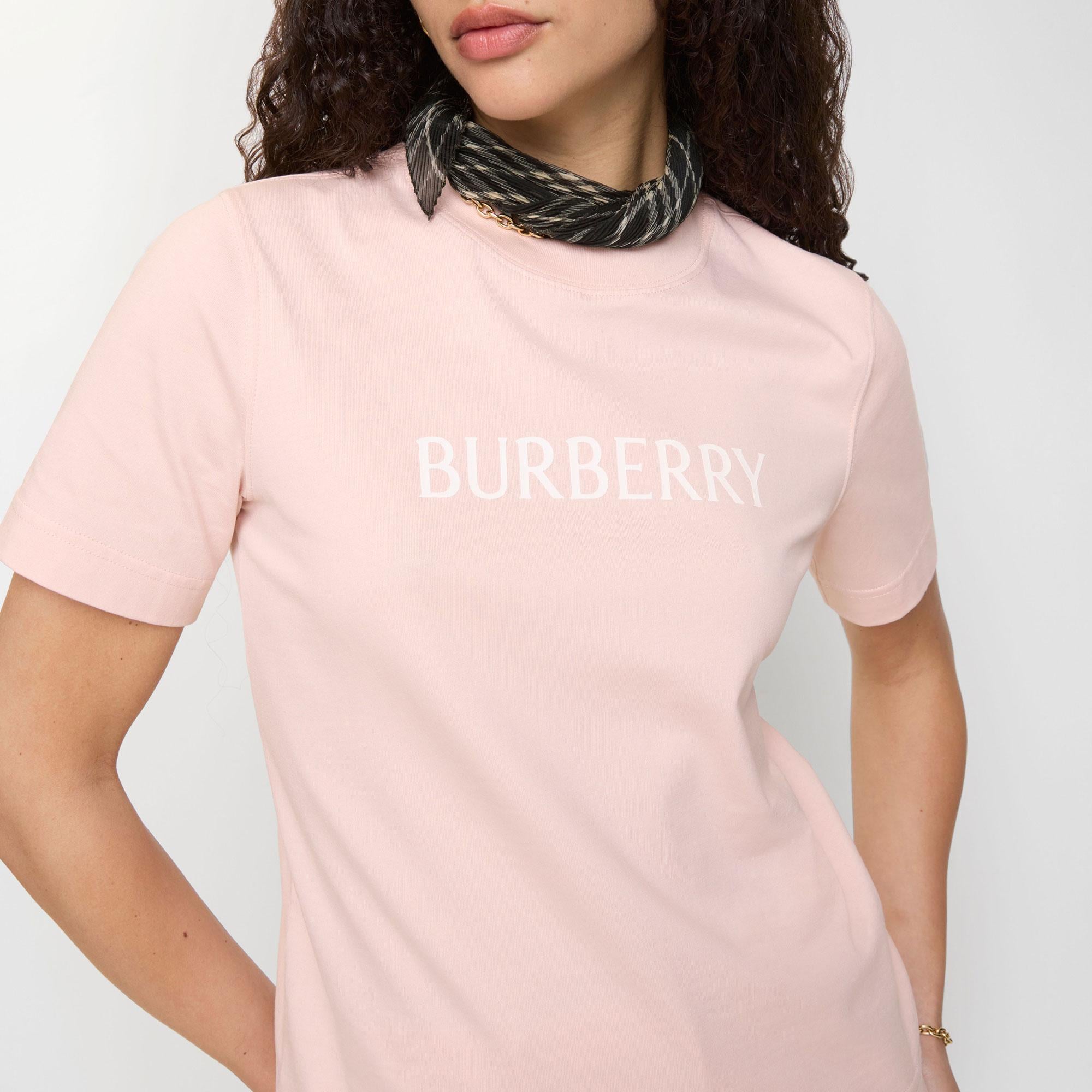 Burberry Frankie Kadın Pembe Tişört