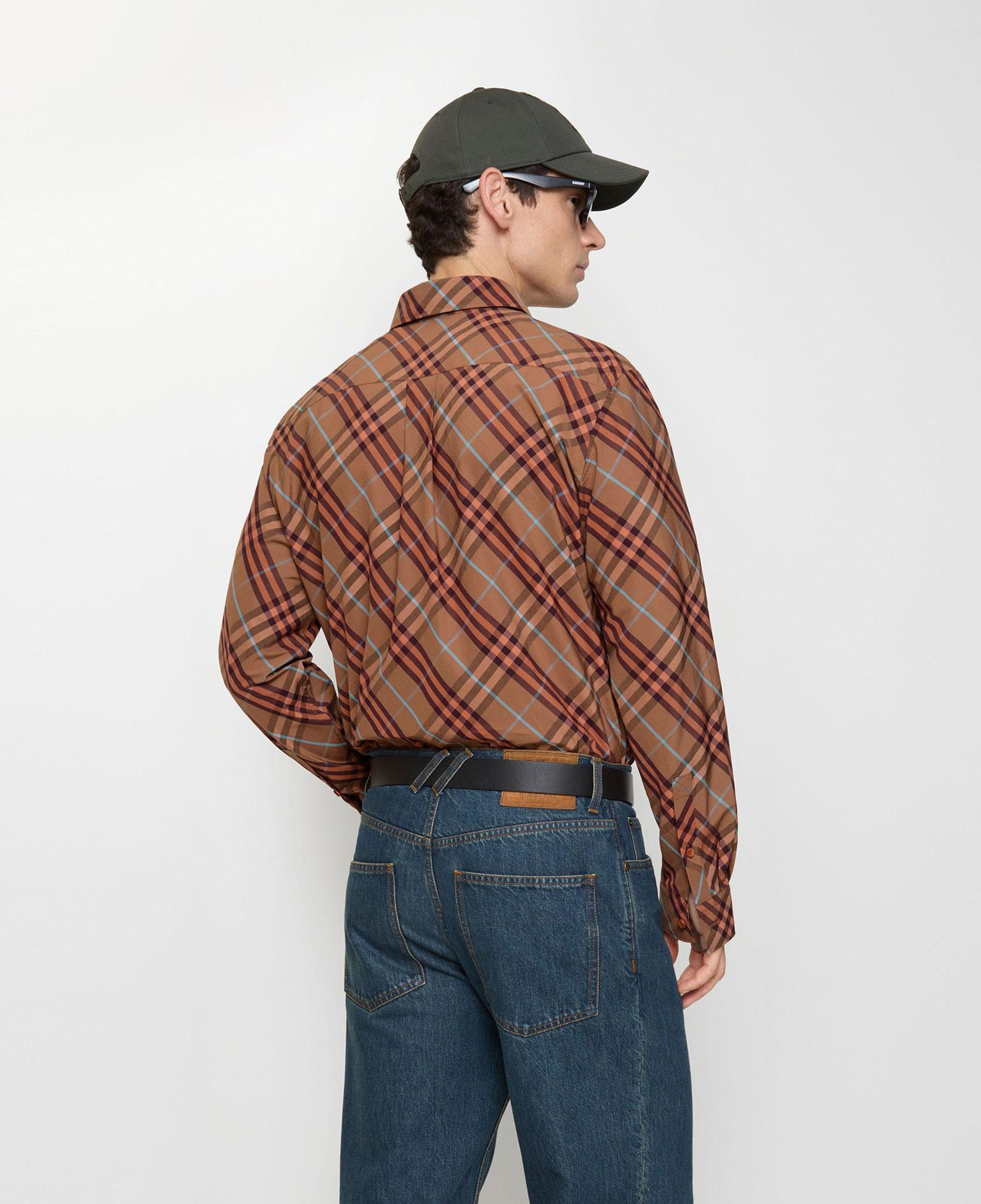 Burberry Robert Check Erkek Turuncu Gömlek