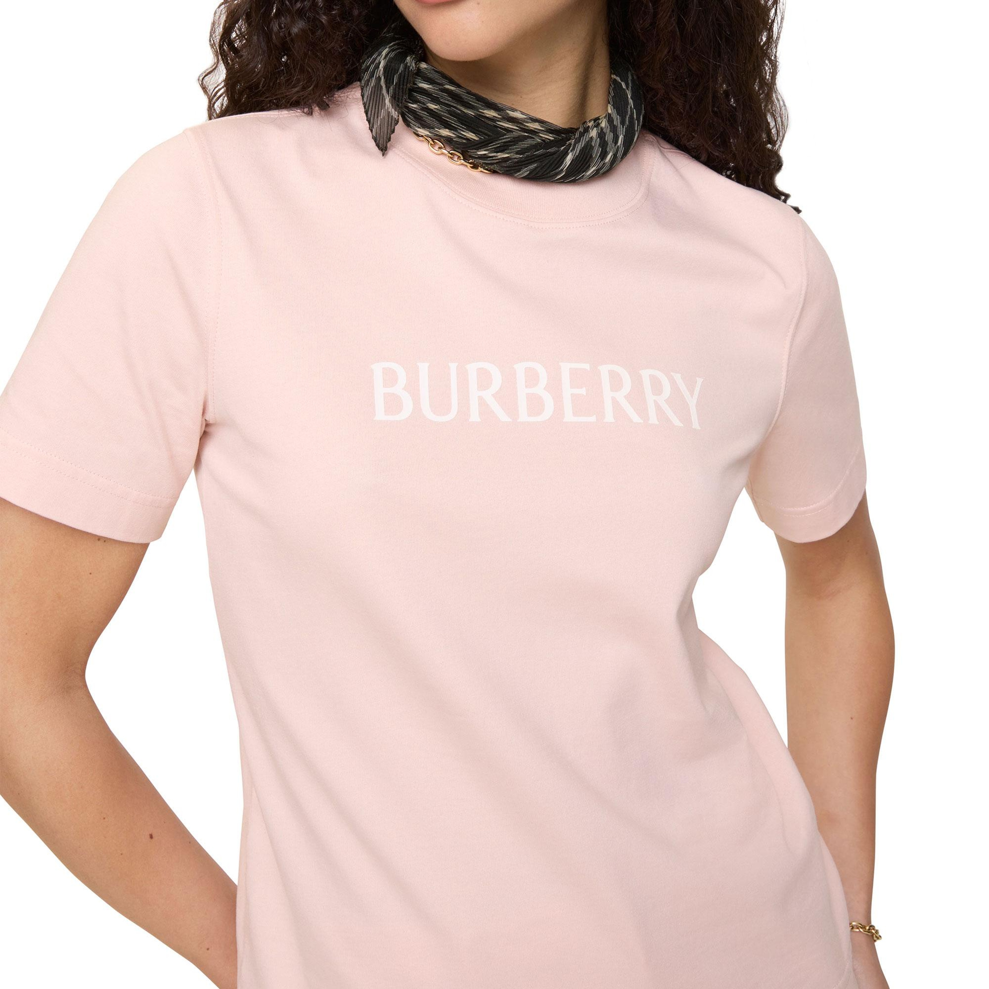 Burberry Frankie Kadın Pembe T-Shirt