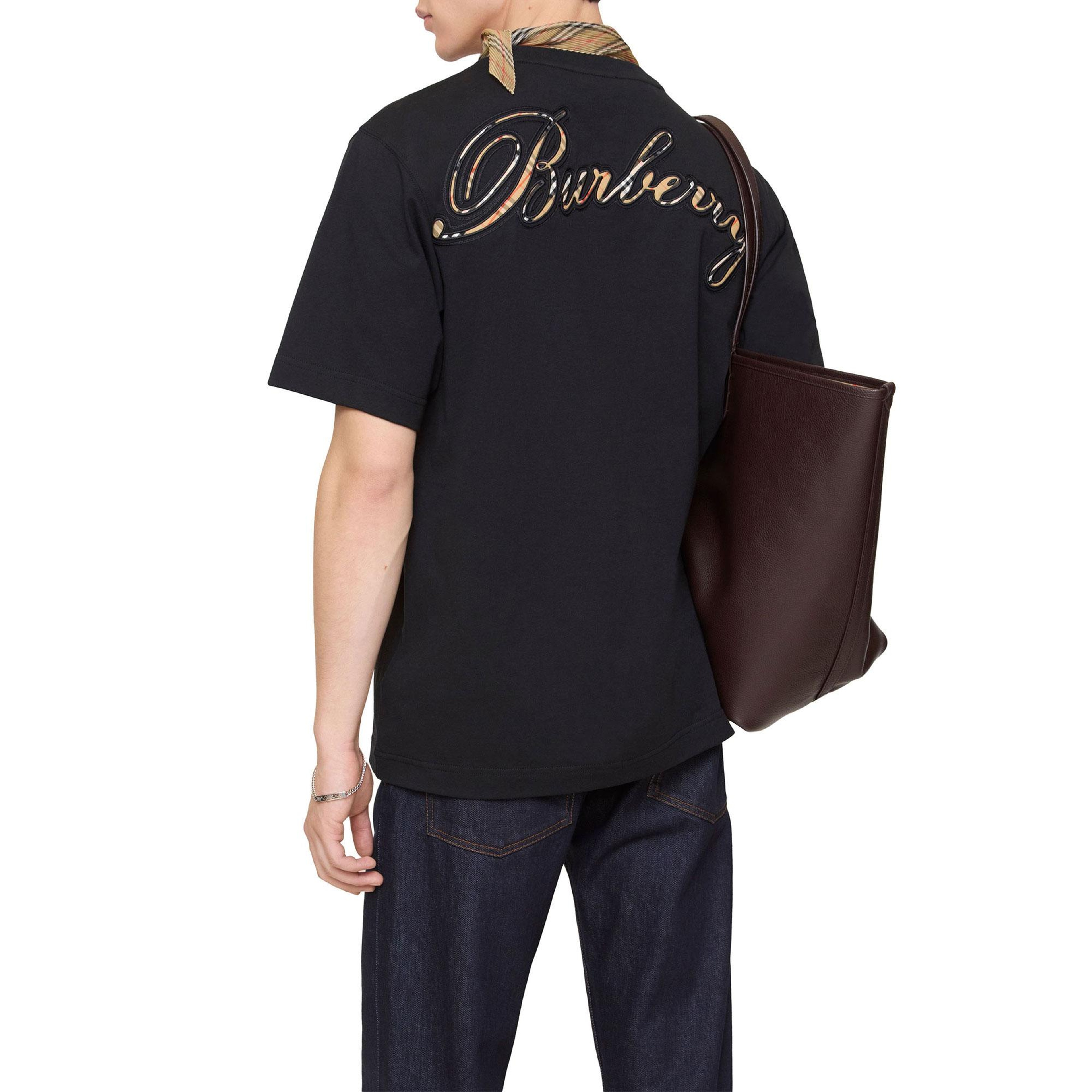 Burberry Ryan Erkek Siyah T-Shirt