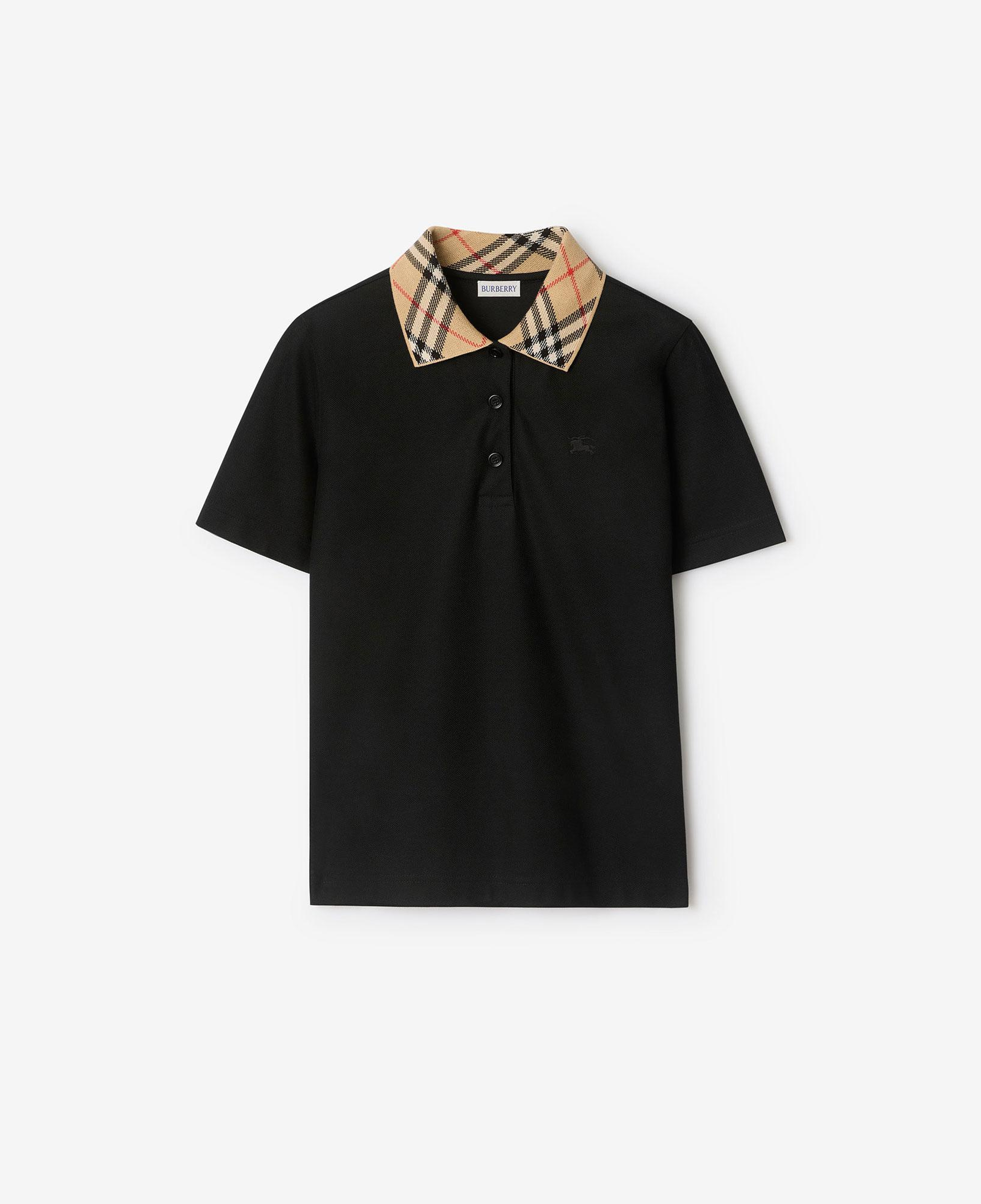 Burberry Imogen Check Kadın Siyah Polo