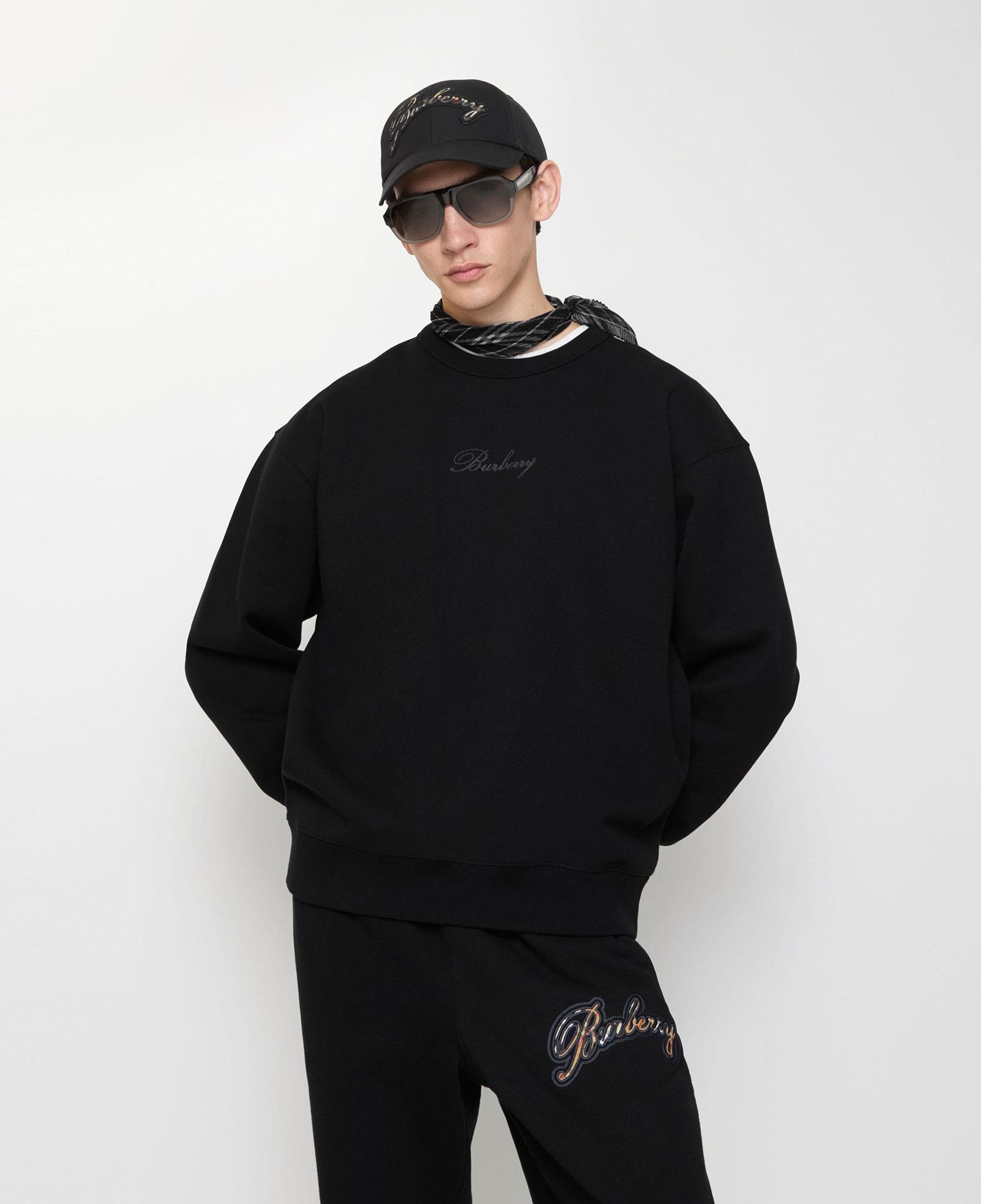 Burberry Rowan Erkek Siyah Hoodie