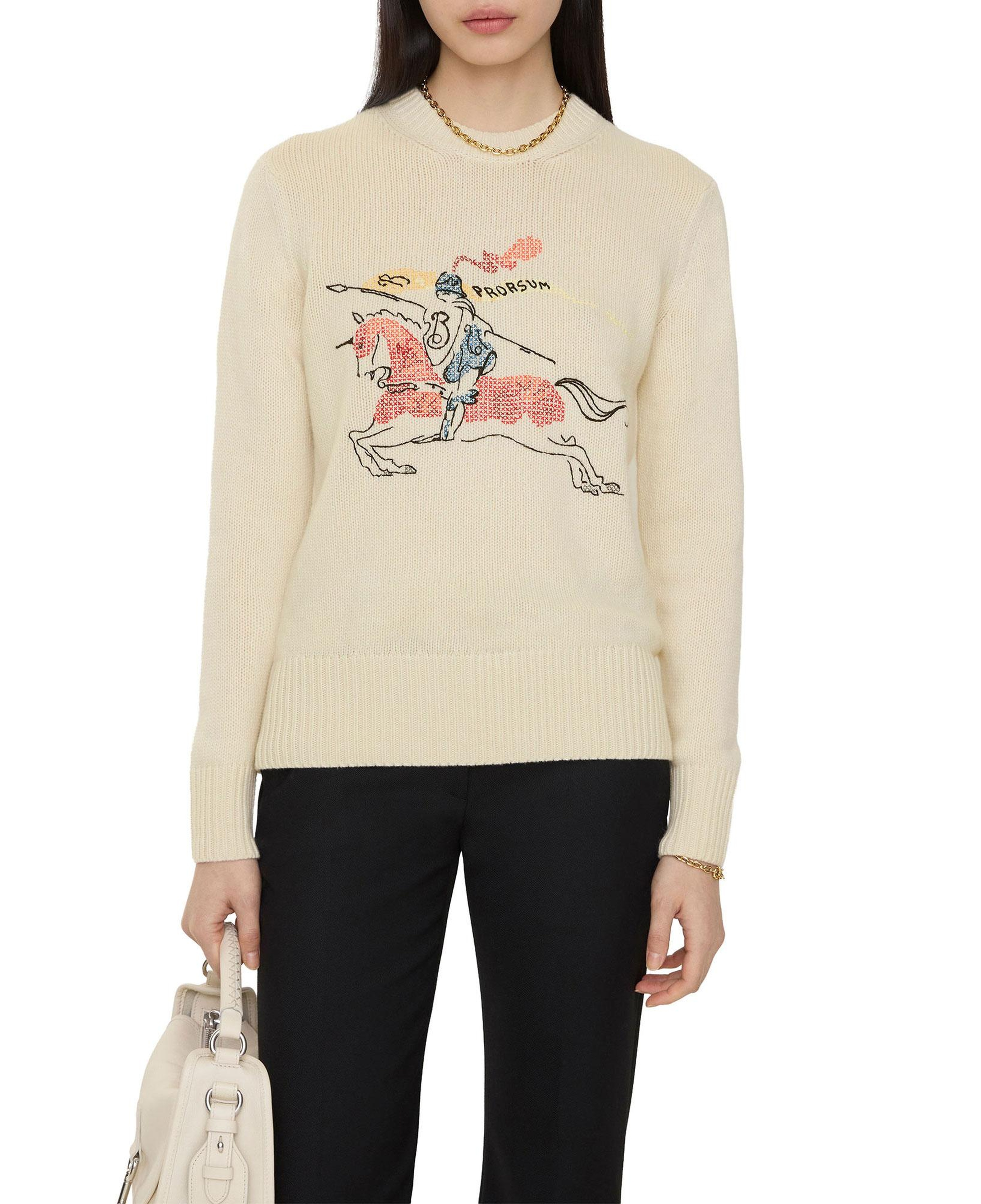 Burberry Scarlett Kadın Krem Triko