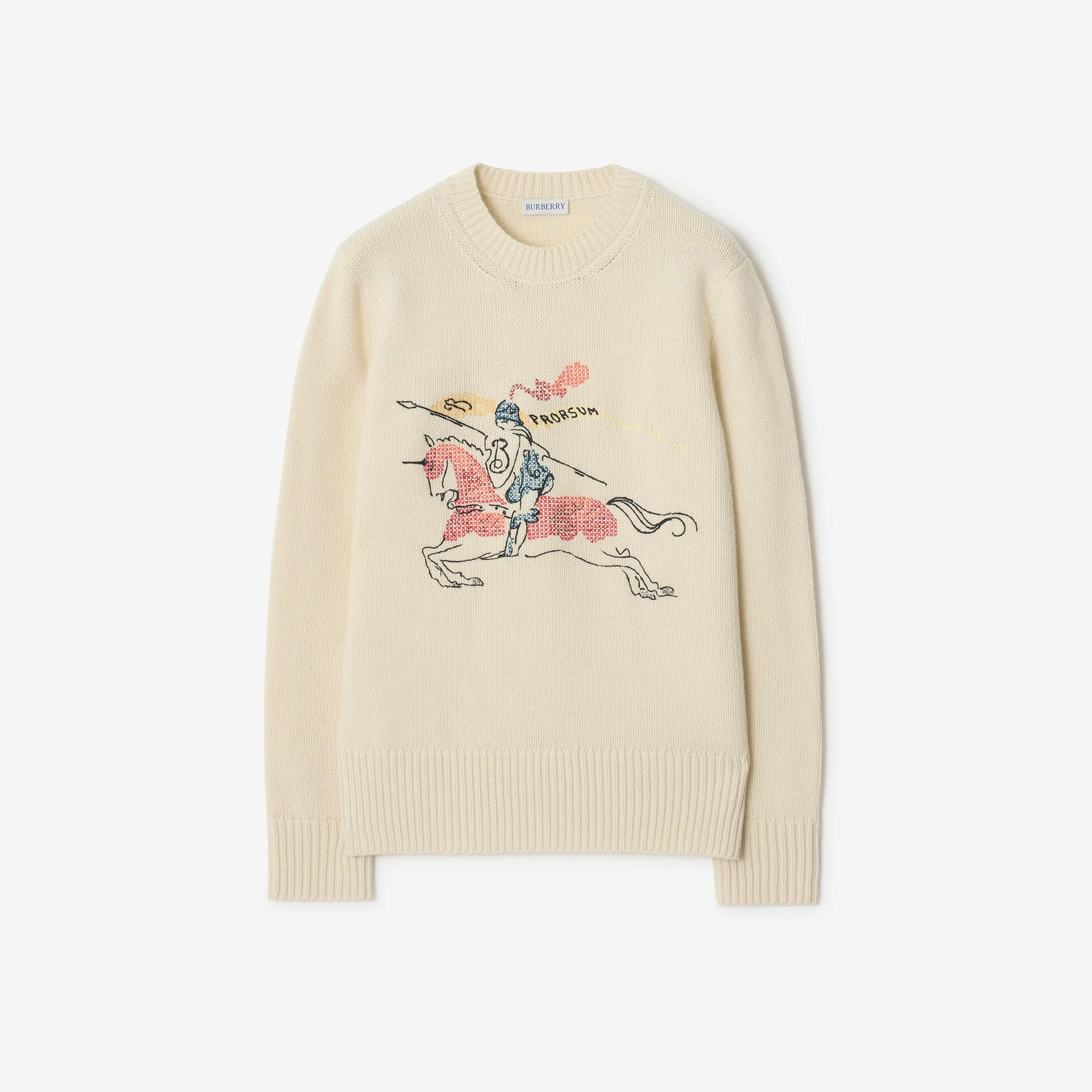 Burberry Scarlett Kadın Krem Triko