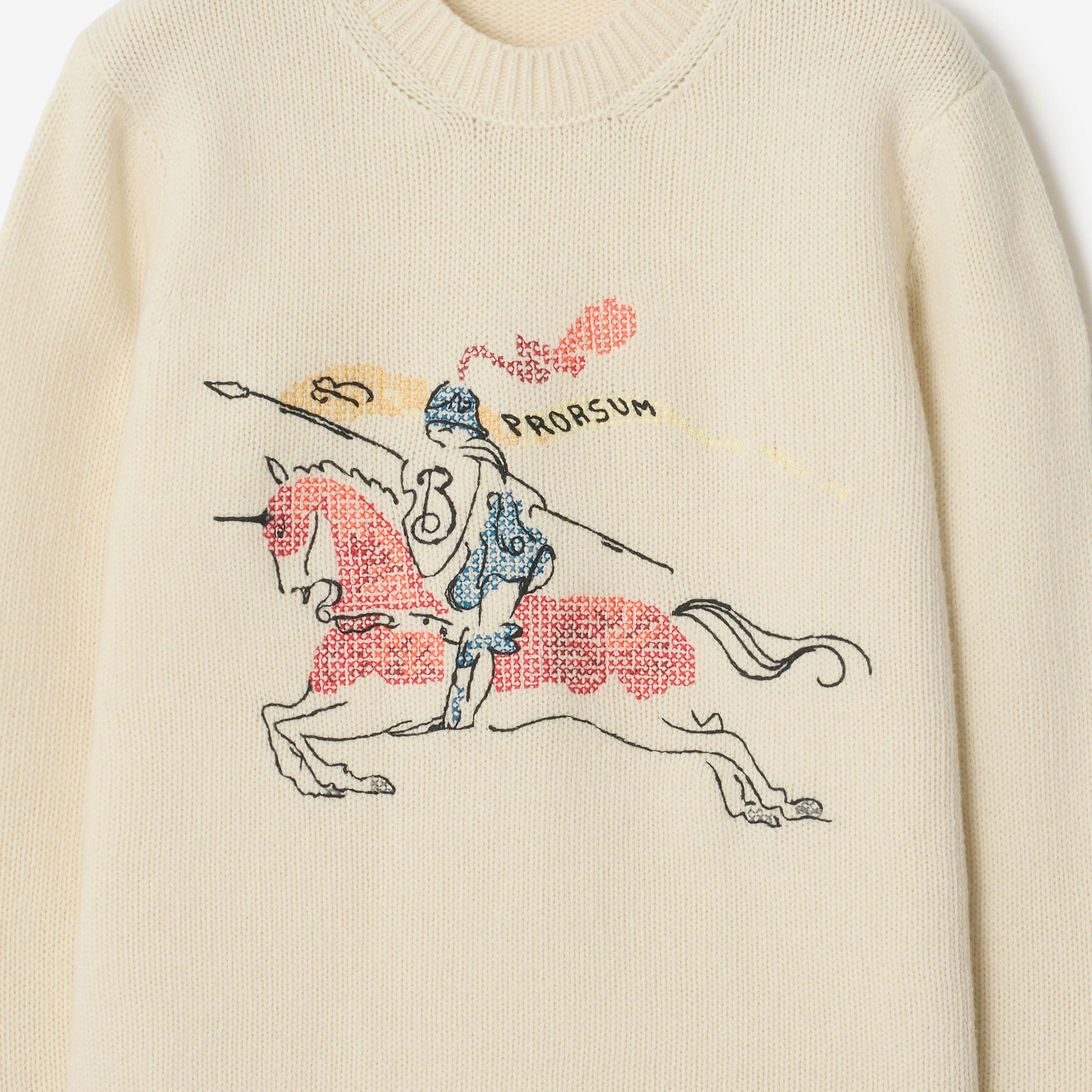 Burberry Scarlett Kadın Krem Triko