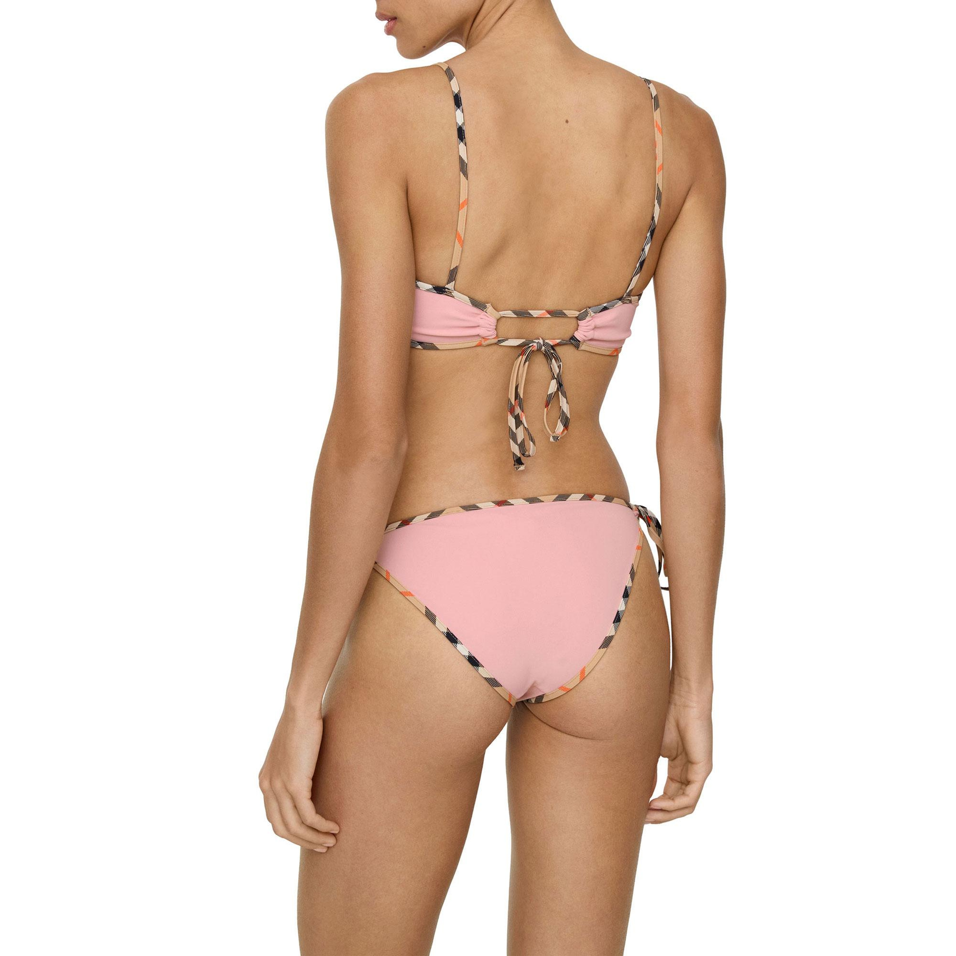 Burberry Starla Kadın Pembe Bikini Üstü