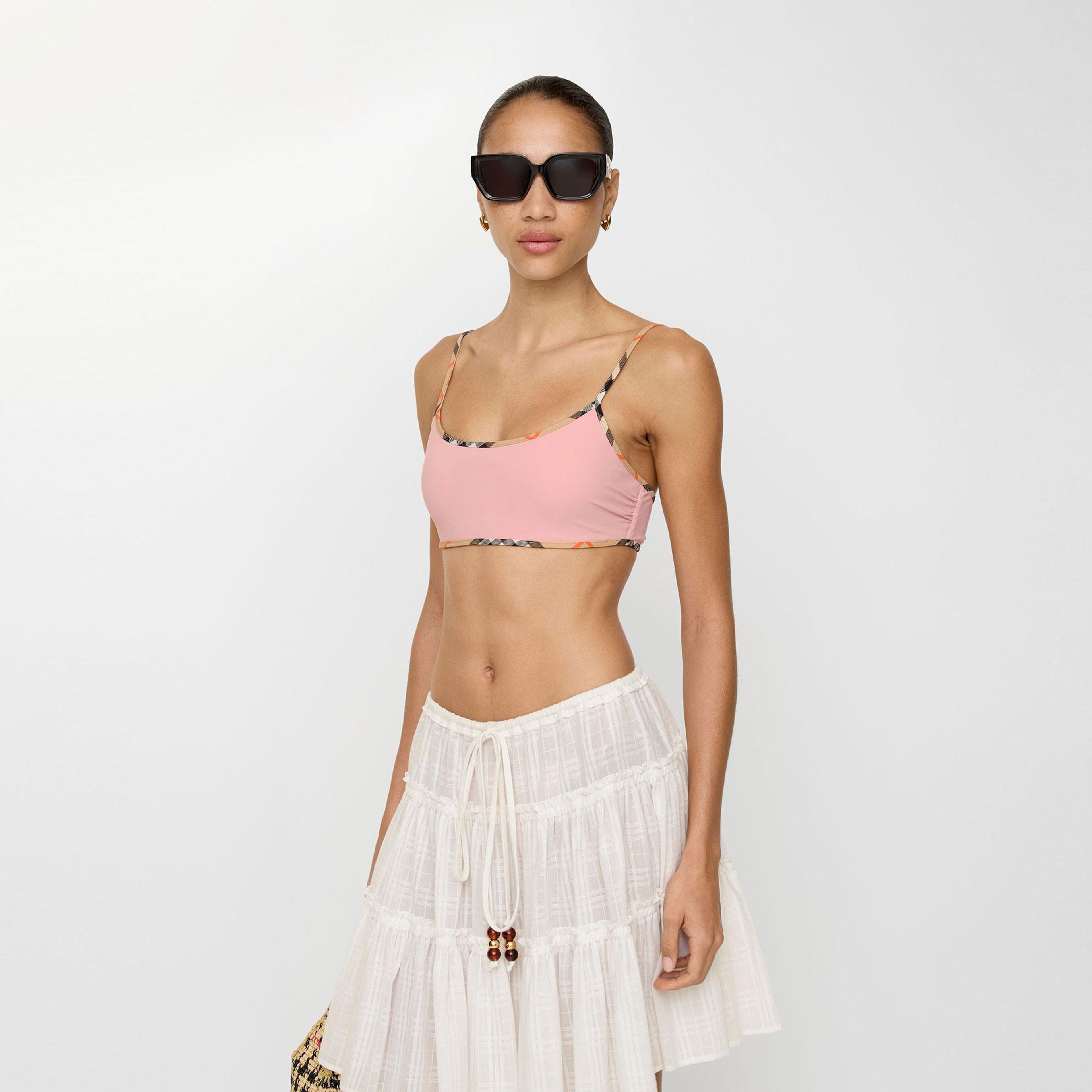 Burberry Starla Kadın Pembe Bikini Üstü