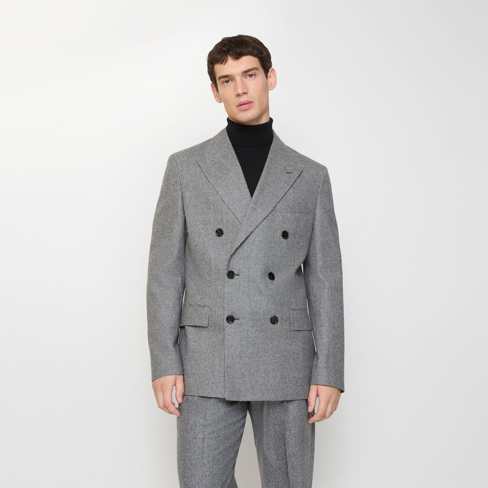 Burberry Devlın Erkek Gri Blazer Ceket