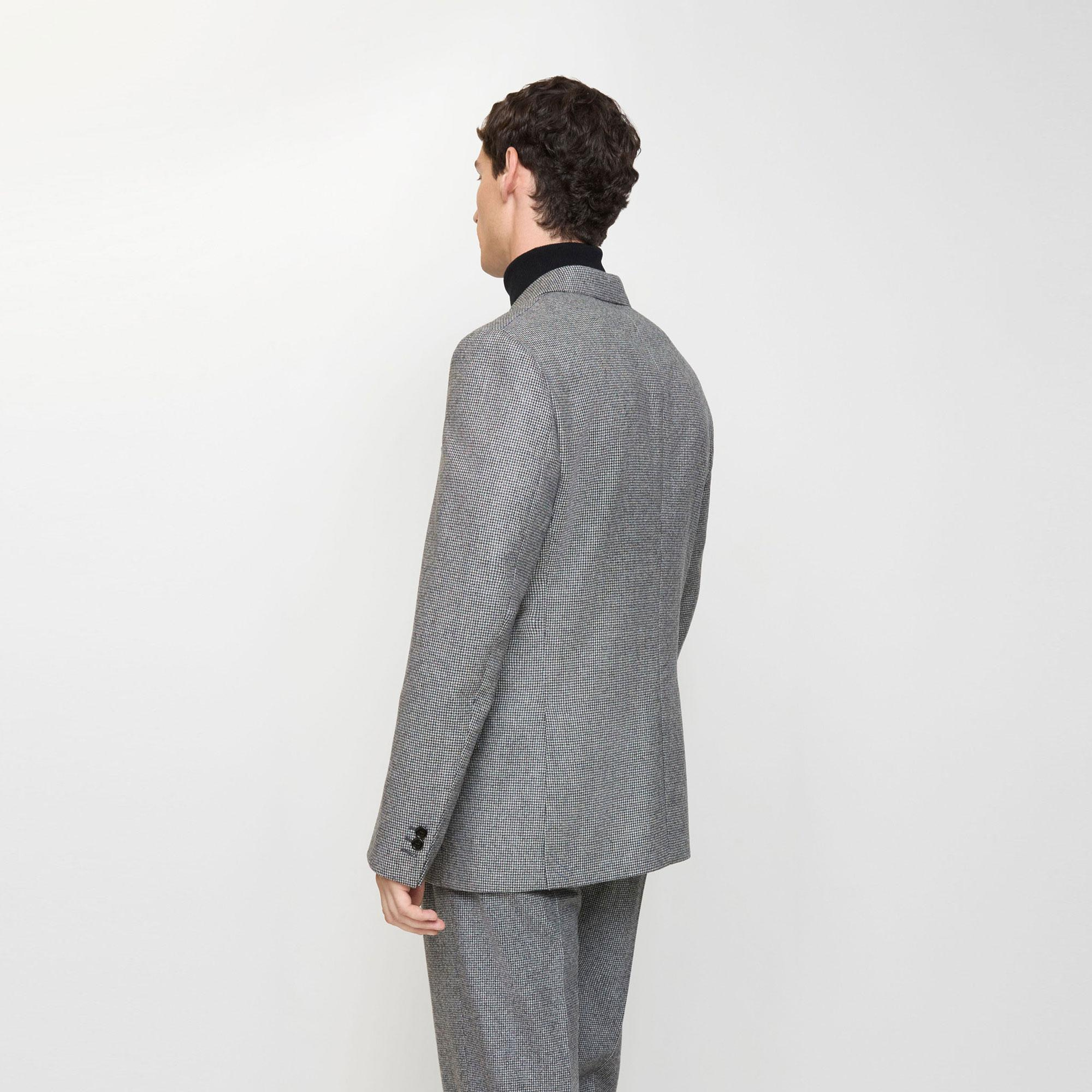 Burberry Devlın Erkek Gri Blazer Ceket