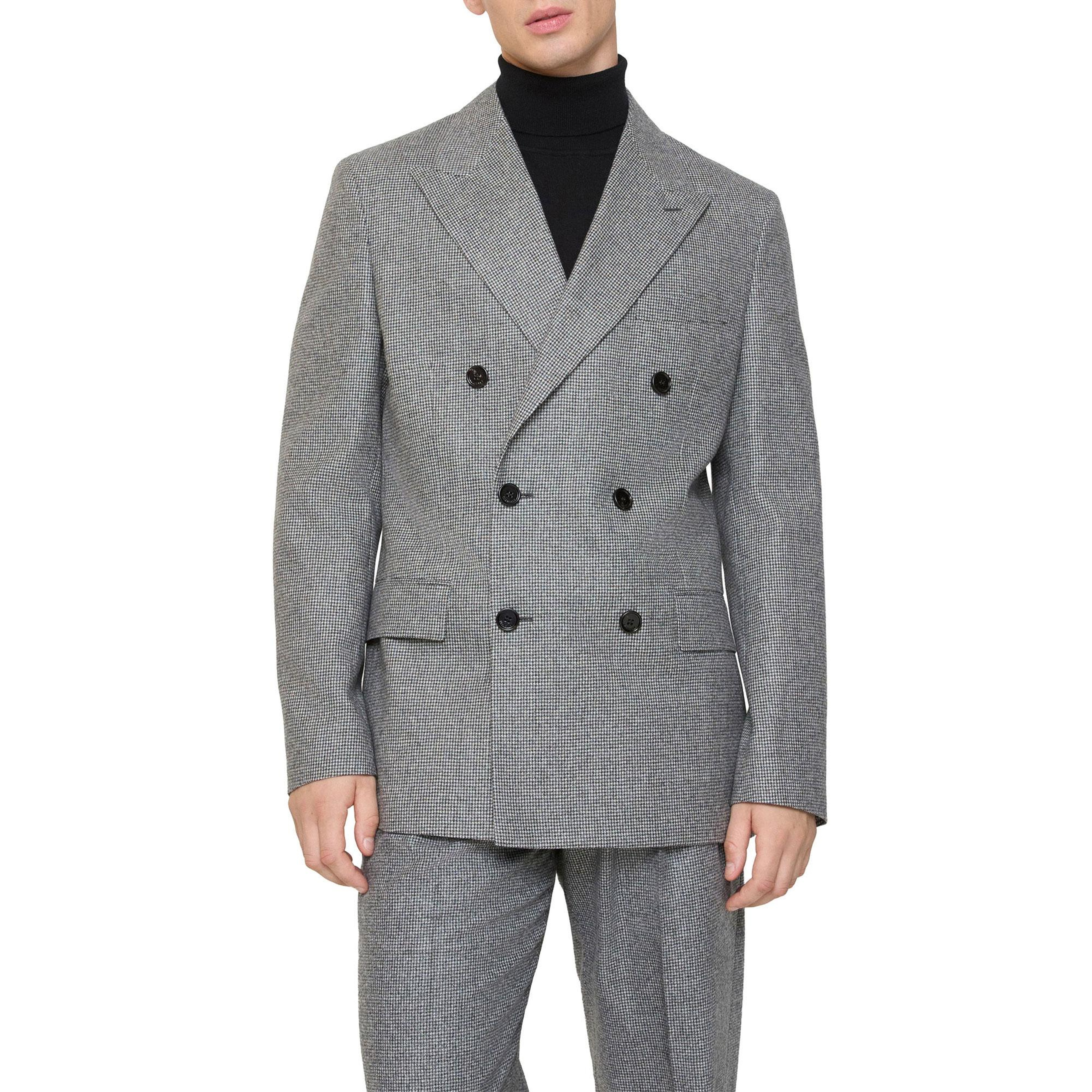 Burberry Devlın Erkek Gri Blazer Ceket