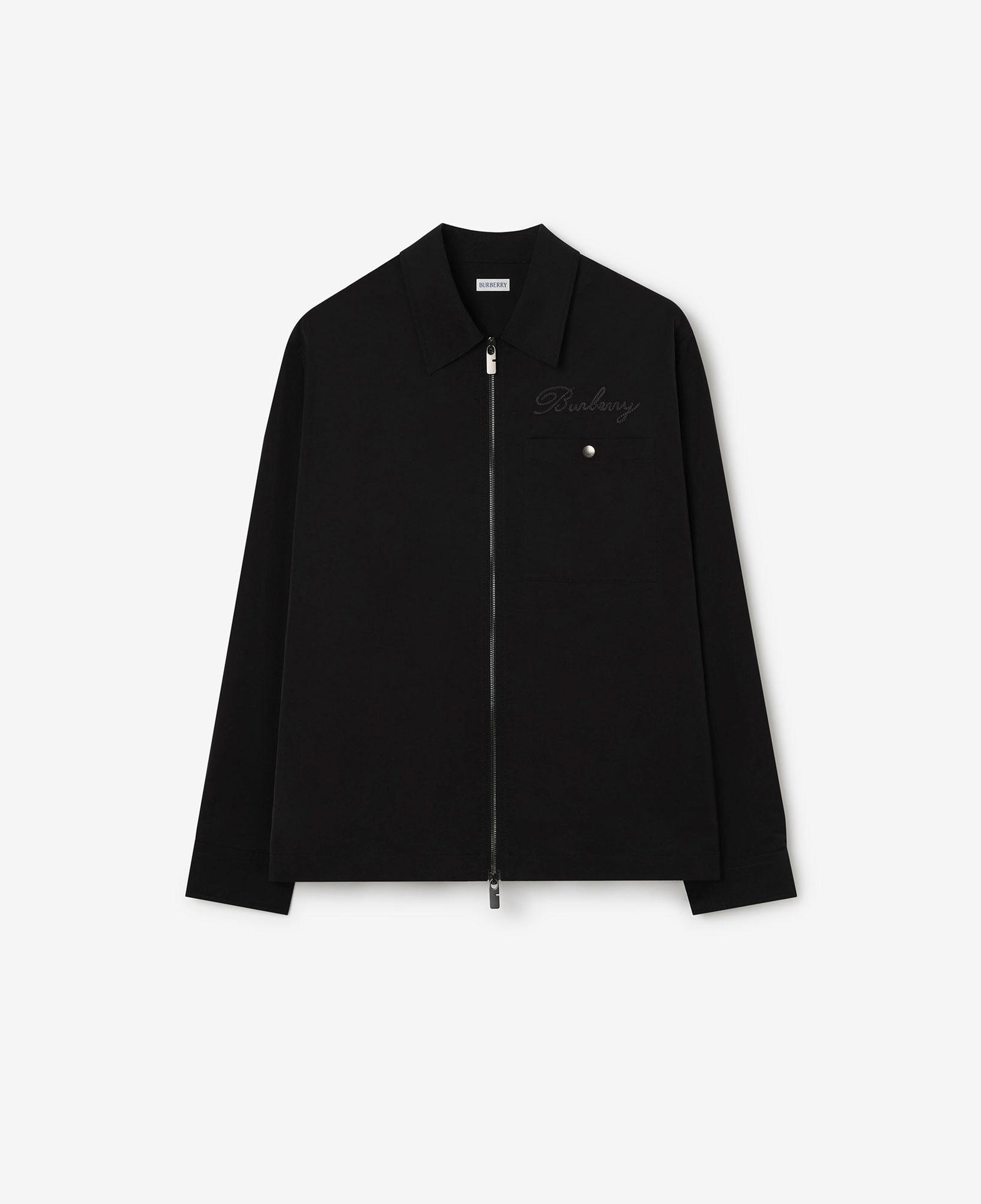 Burberry Oakwell Erkek Siyah Gömlek