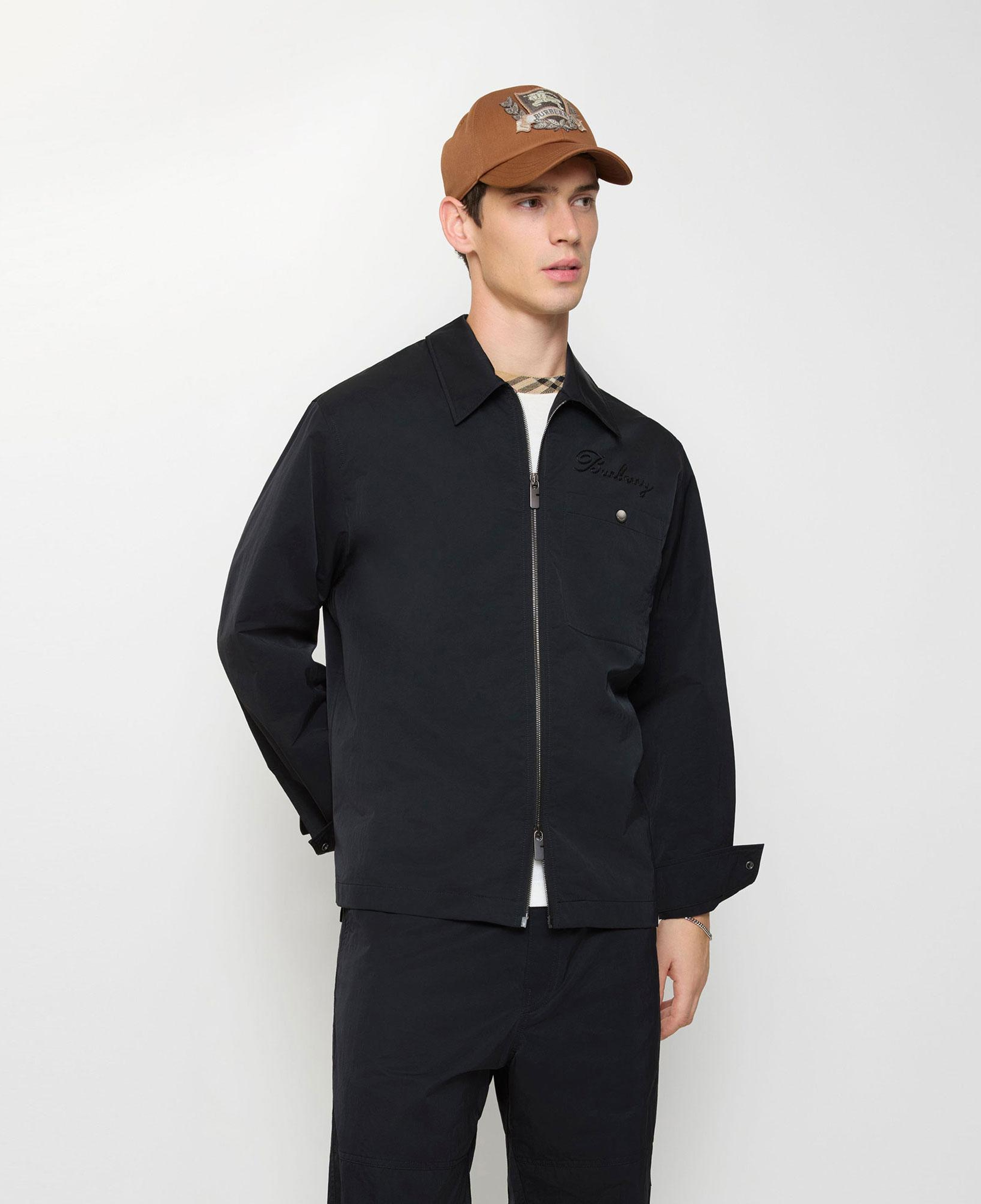 Burberry Oakwell Erkek Siyah Gömlek