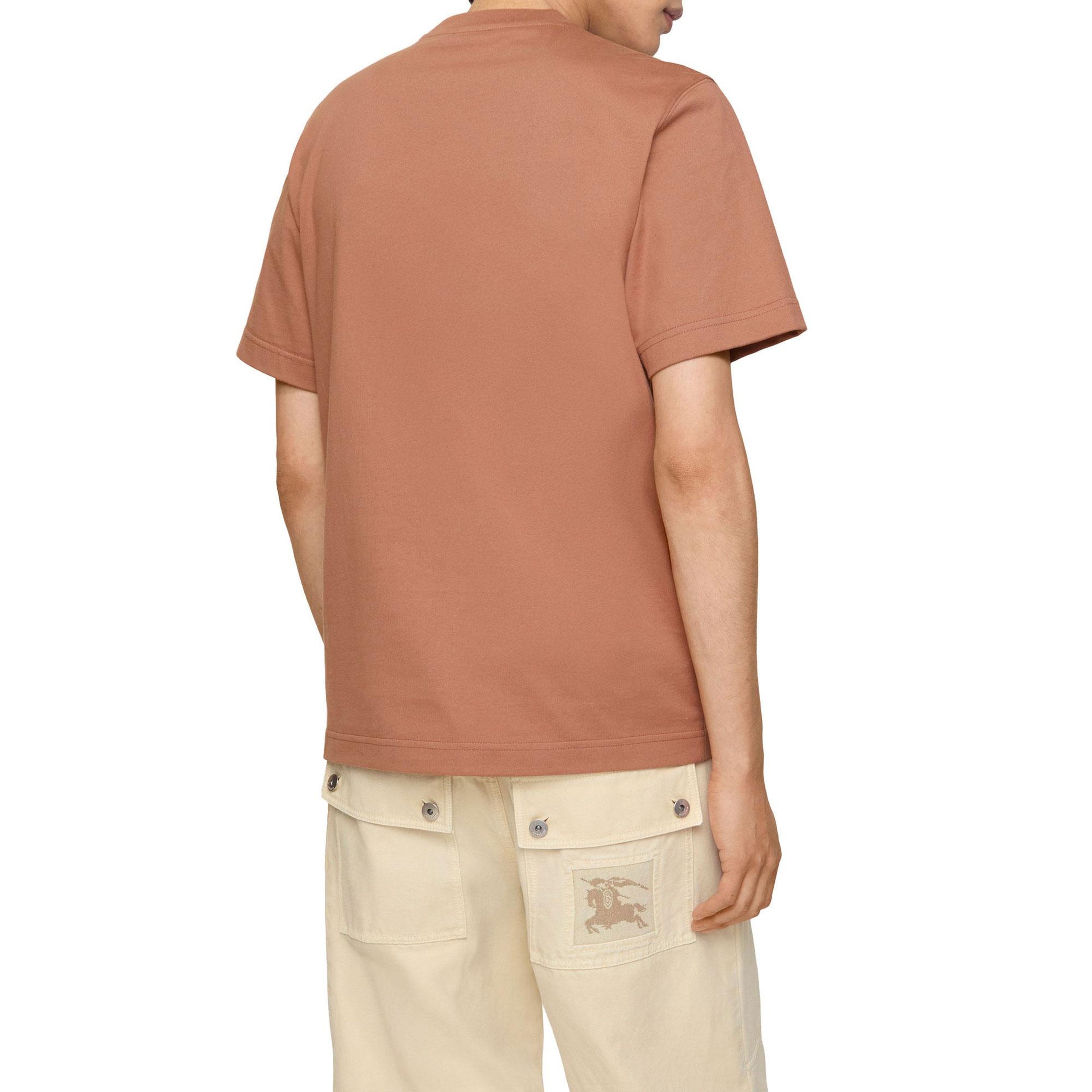 Burberry Seth Ekd Erkek Turuncu T-Shirt