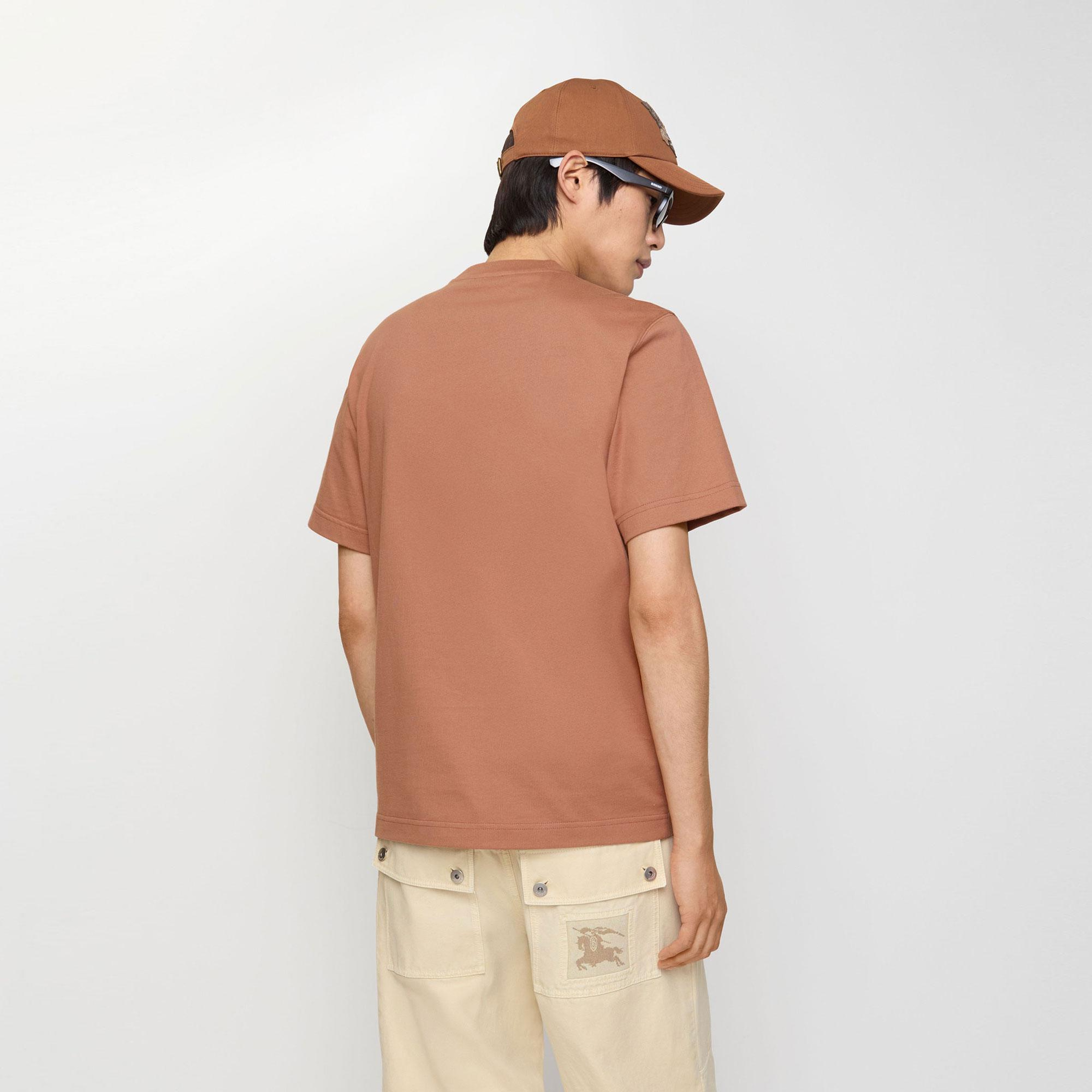 Burberry Seth Ekd Erkek Turuncu T-Shirt