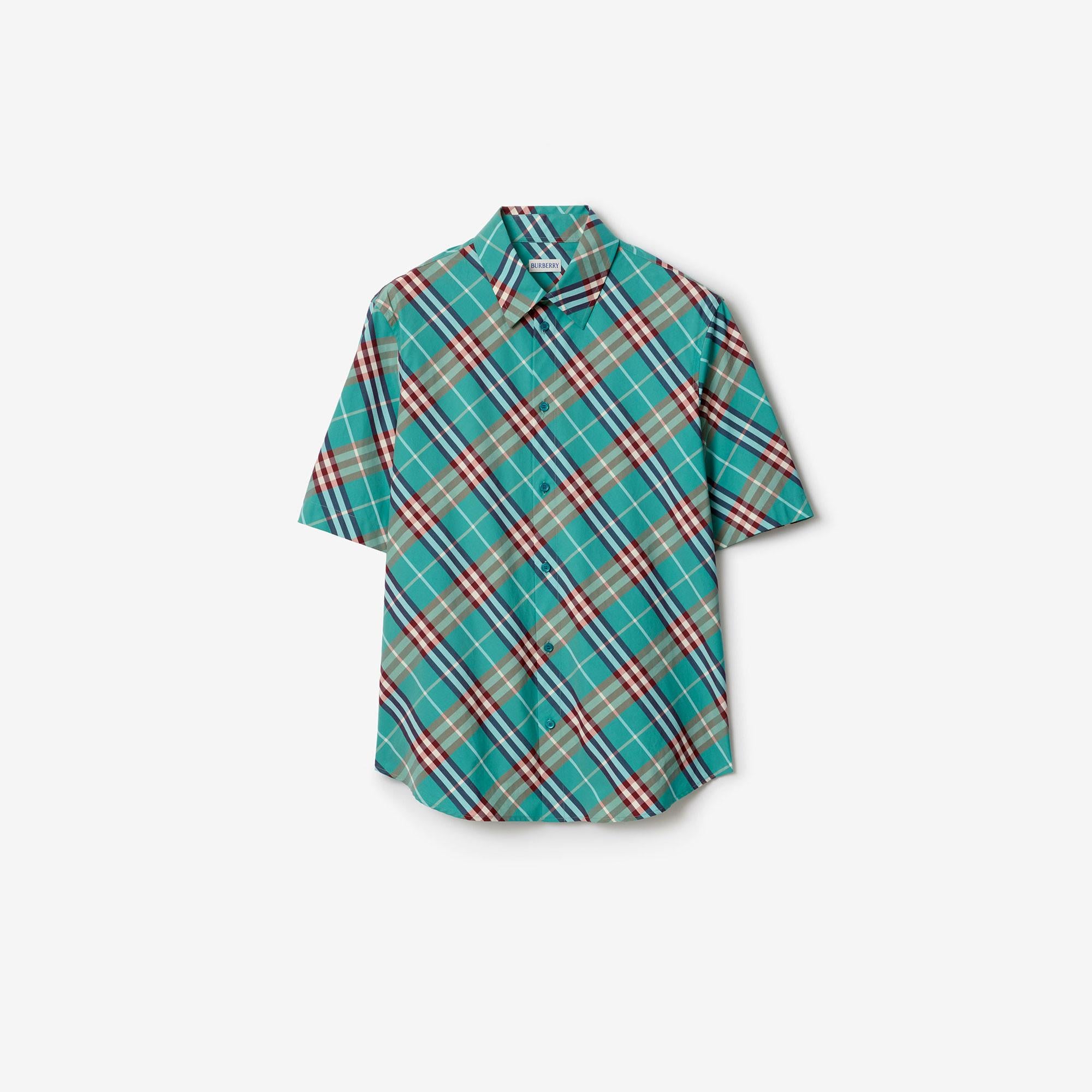 Burberry Robert Check Erkek Mavi Gömlek