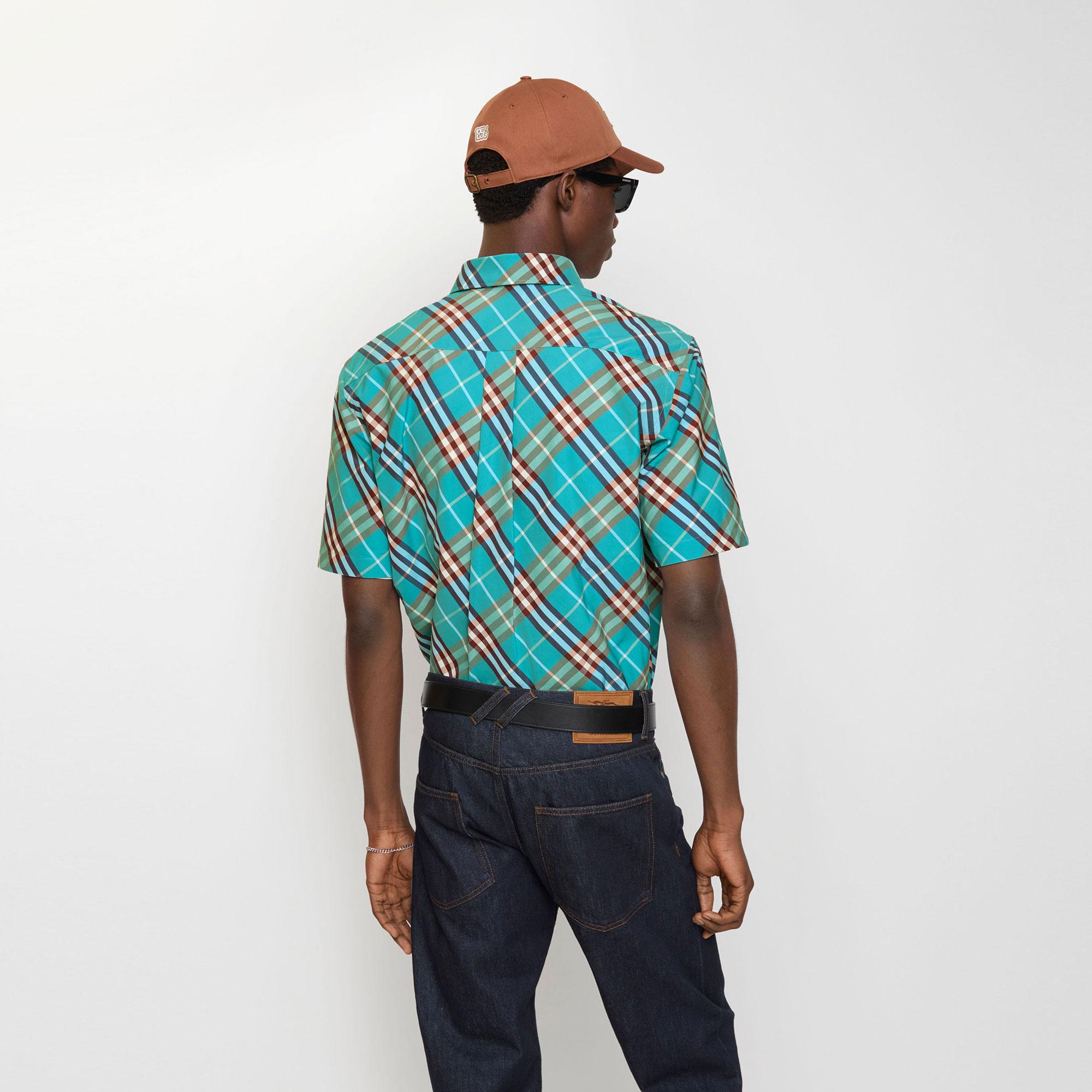 Burberry Robert Check Erkek Mavi Gömlek