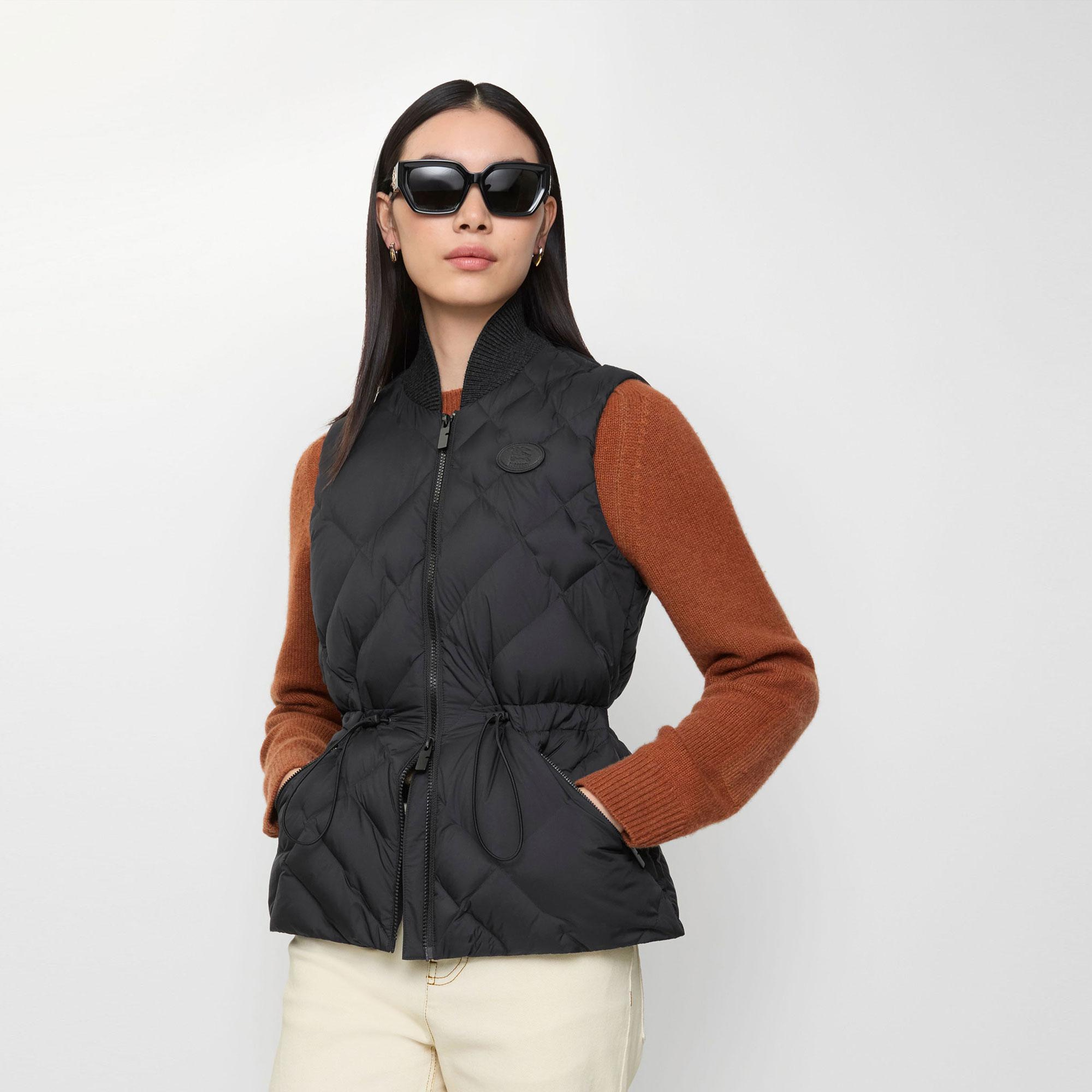 Burberry Devonside Kadın Siyah Yelek