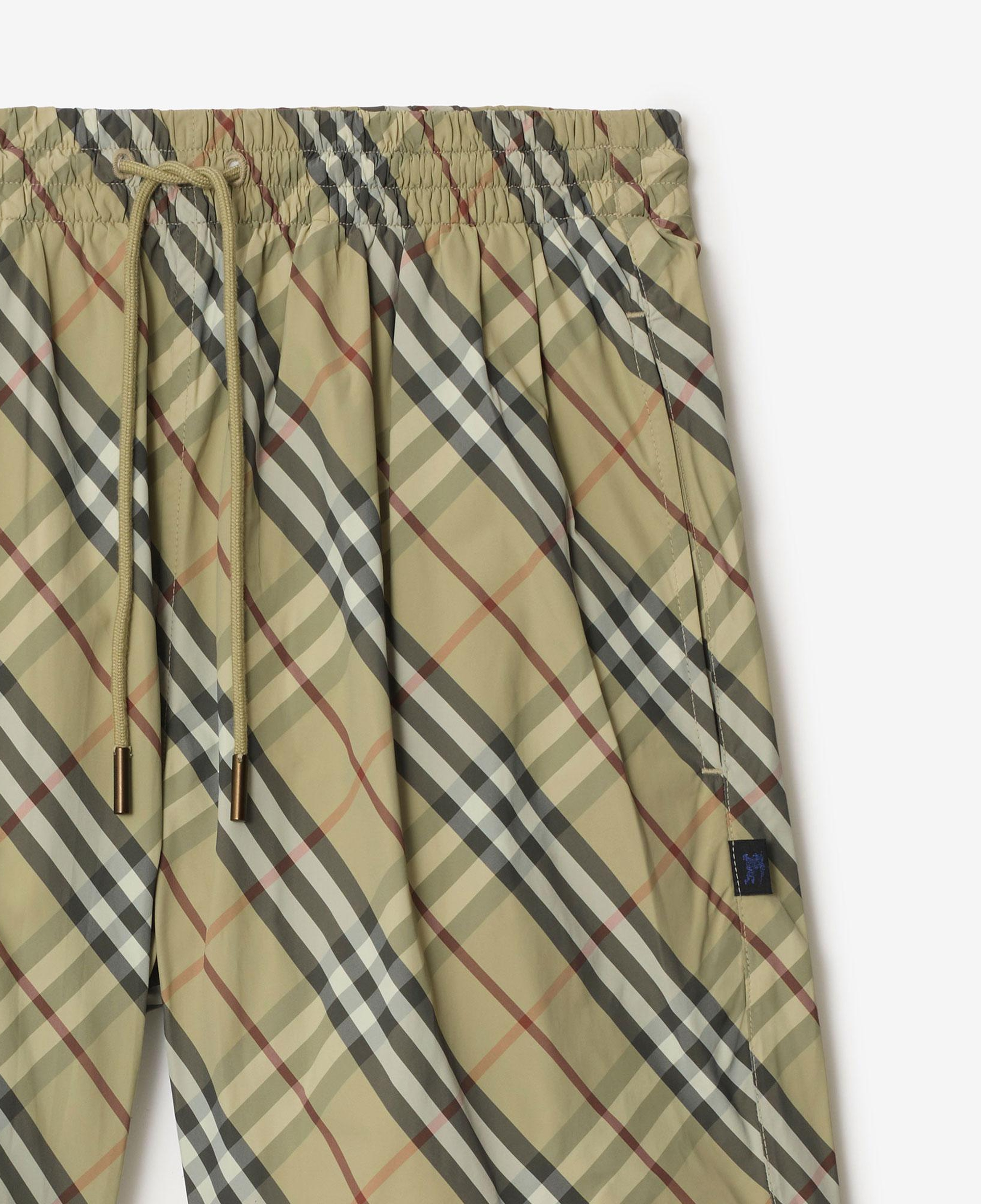 Burberry Seb Check Erkek Haki Deniz Şortu