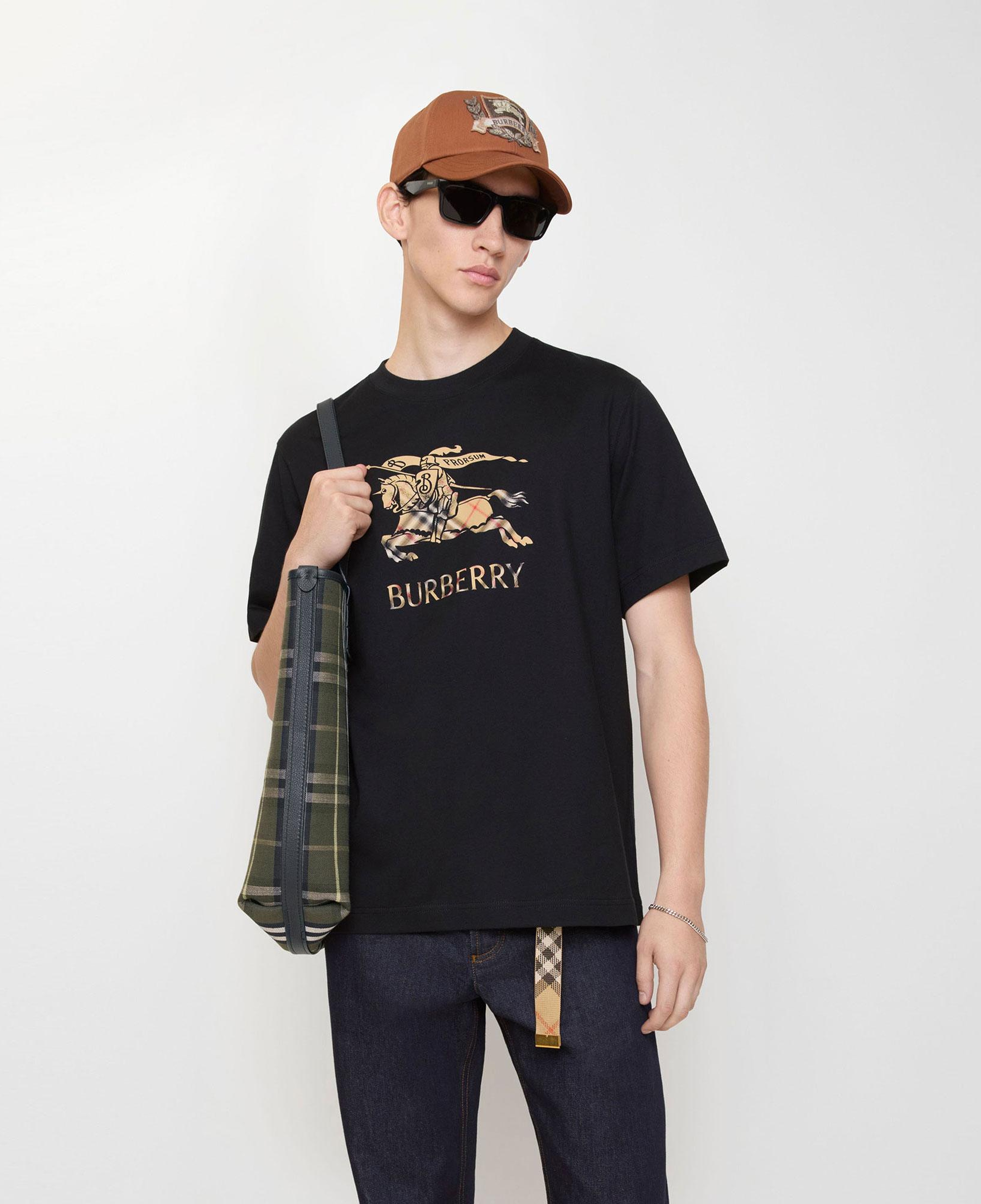 Burberry Seth Ekd Erkek Siyah T-Shirt