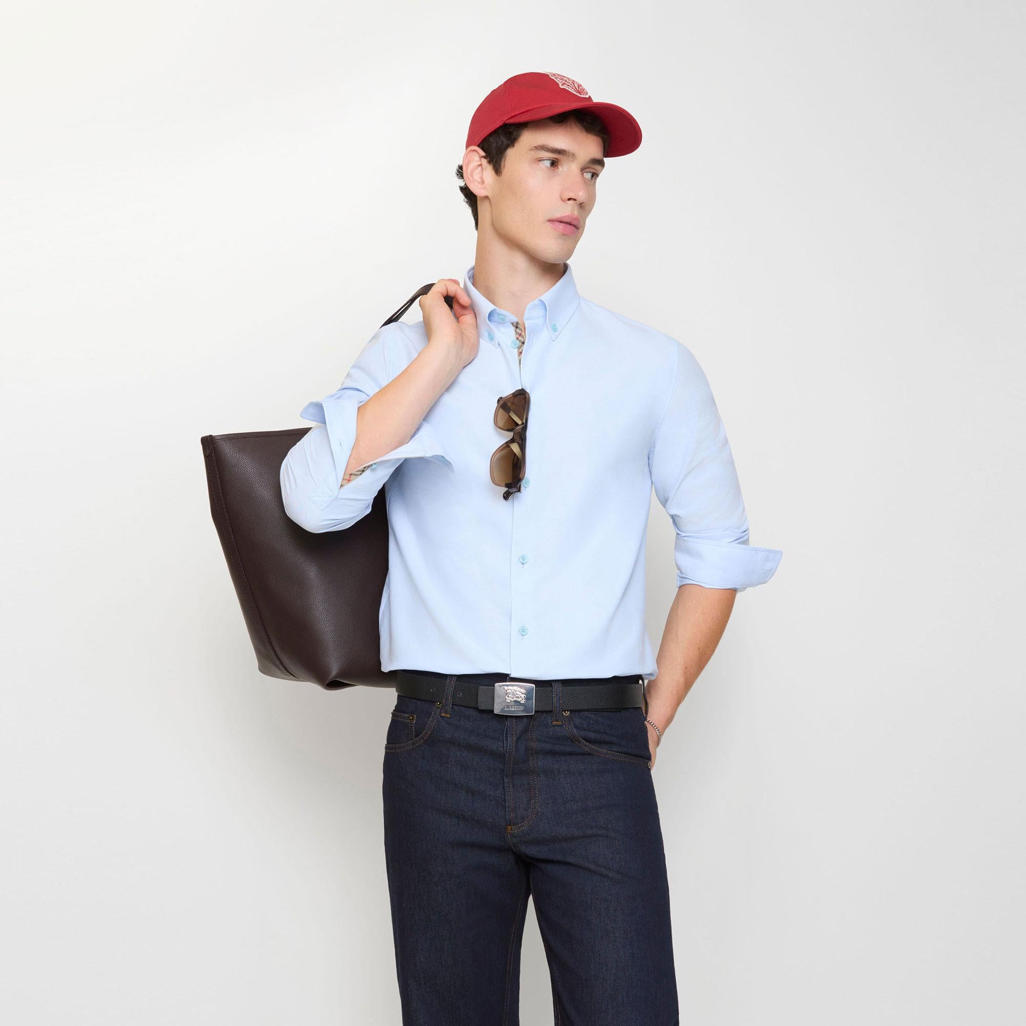 Burberry Standrıc Erkek Mavi Gömlek