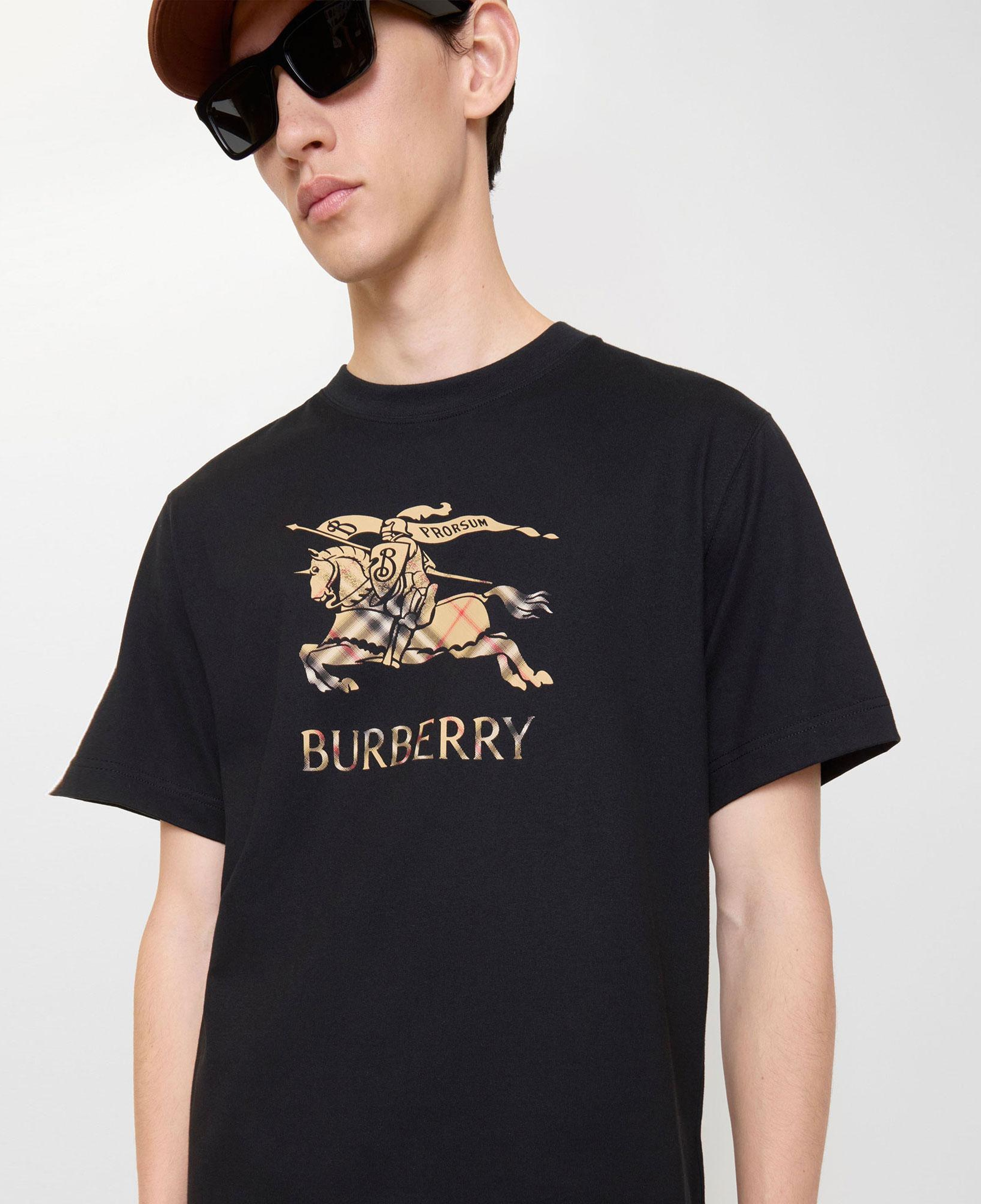 Burberry Seth Ekd Erkek Siyah T-Shirt