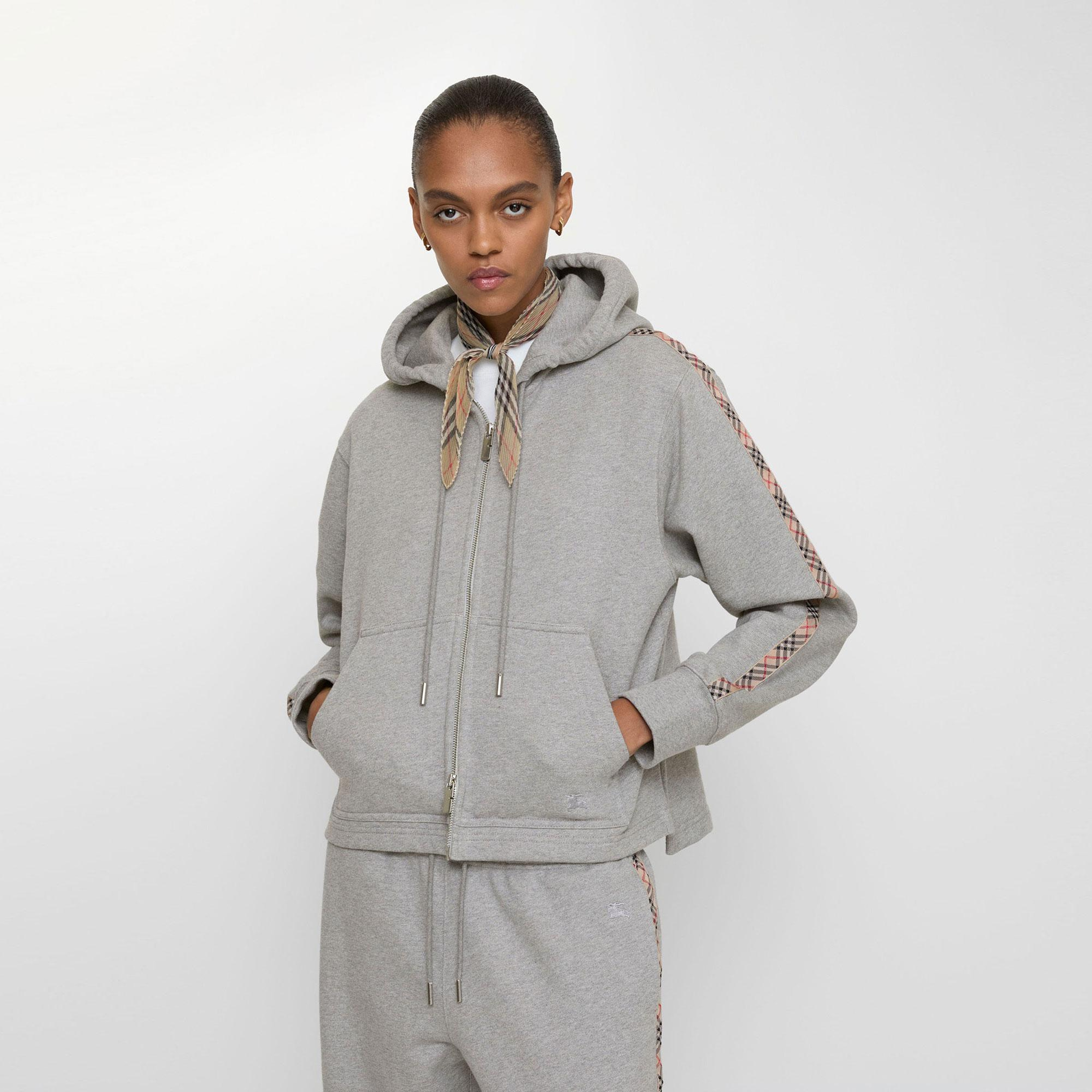 Burberry Harper Kadın Gri Hoodie